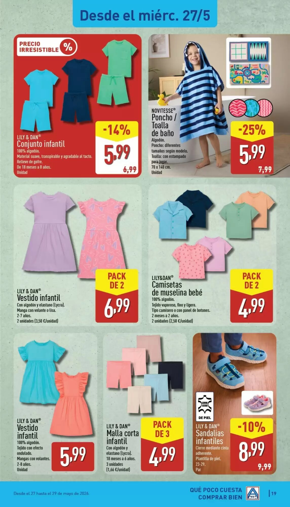 Folleto promocional de ALDI válido desde el 25/05/2026 - Página 19.