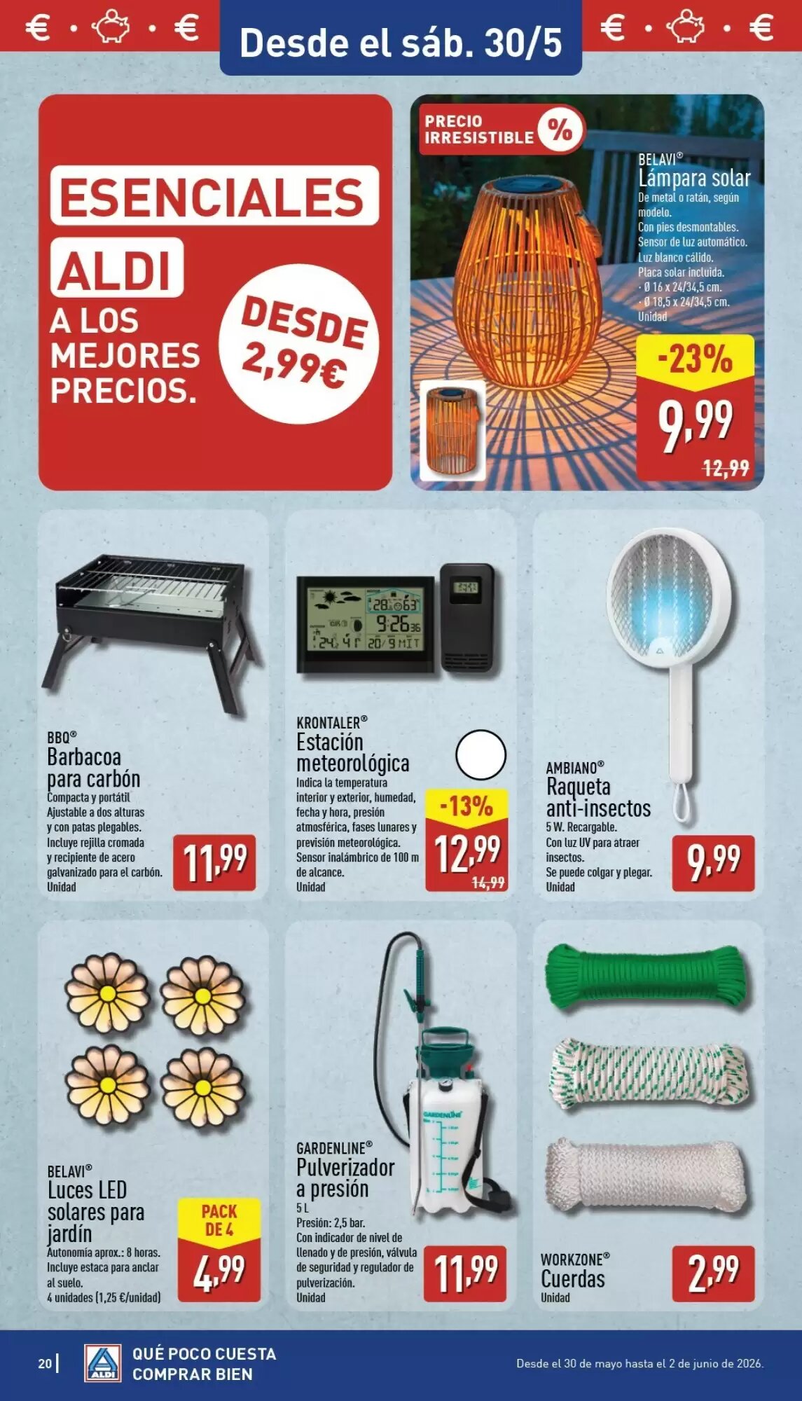 Folleto promocional de ALDI válido desde el 25/05/2026 - Página 20.
