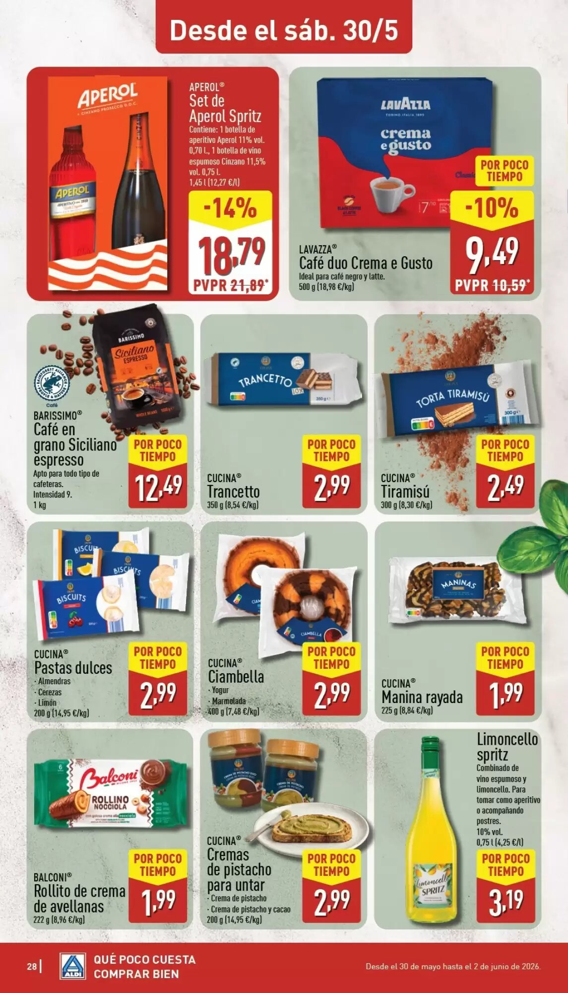 Folleto promocional de ALDI válido desde el 25/05/2026 - Página 28.