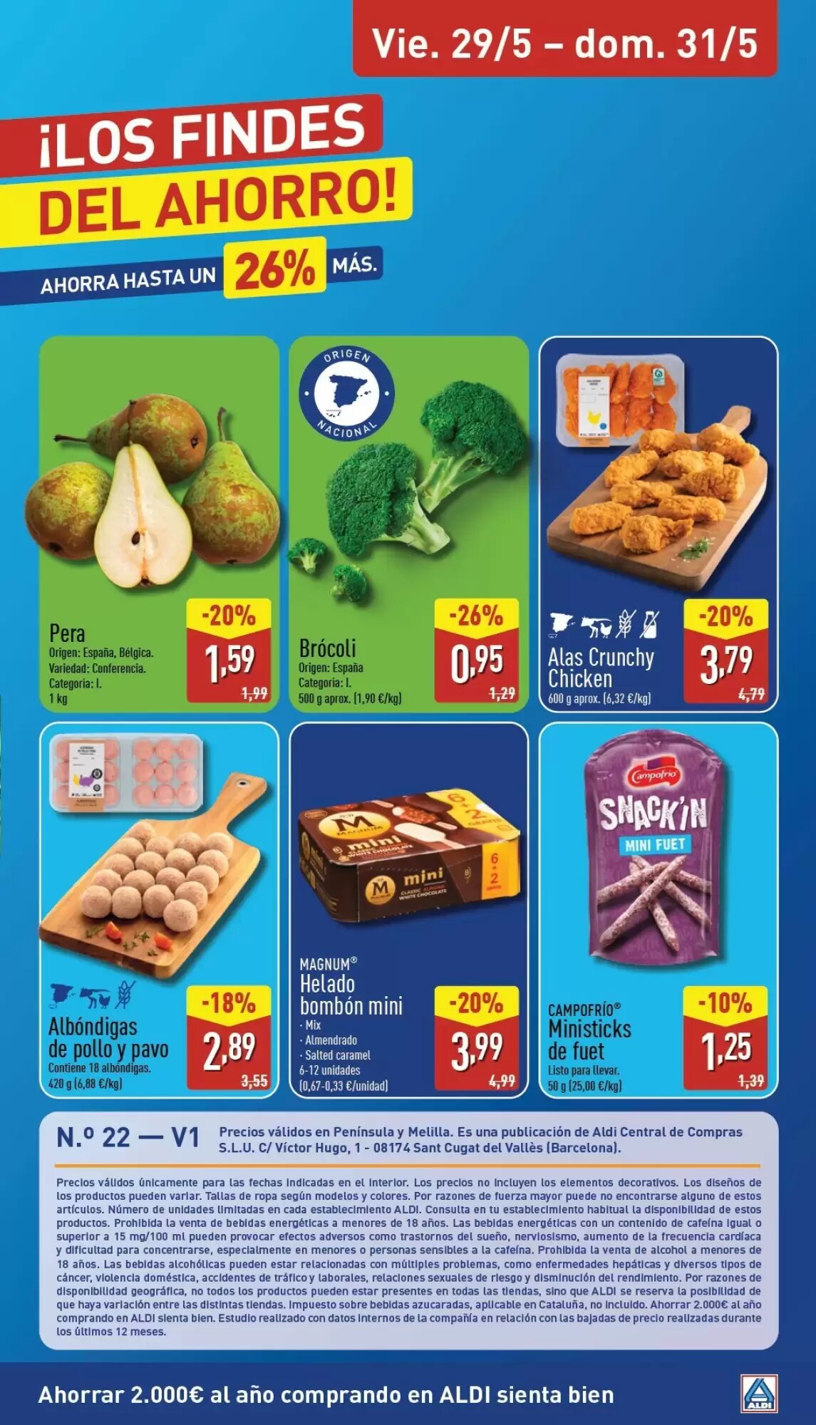 Folleto promocional de ALDI válido desde el 25/05/2026 - Página 29.