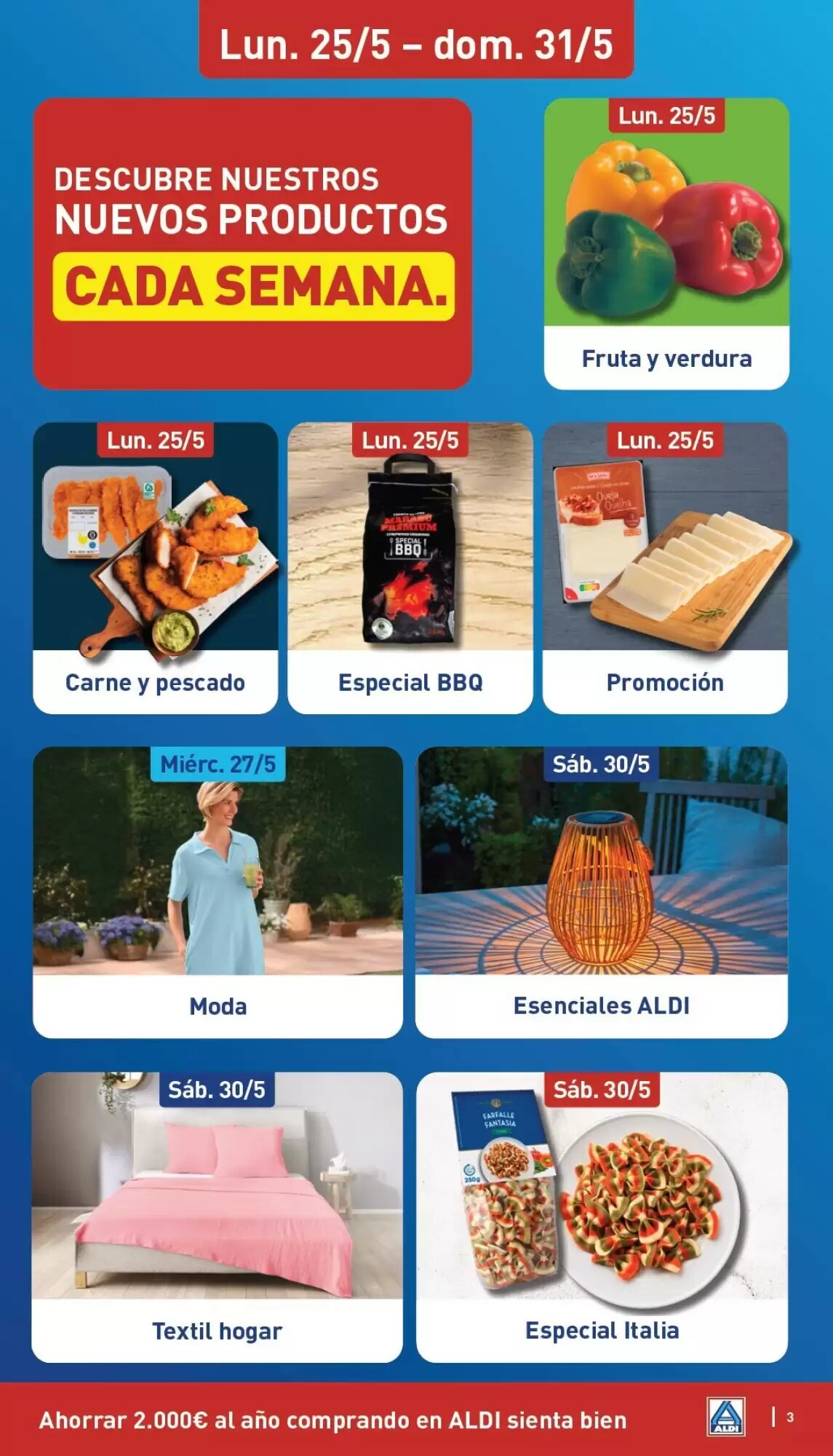 Folleto promocional de ALDI válido desde el 25/05/2026 - Página 3.