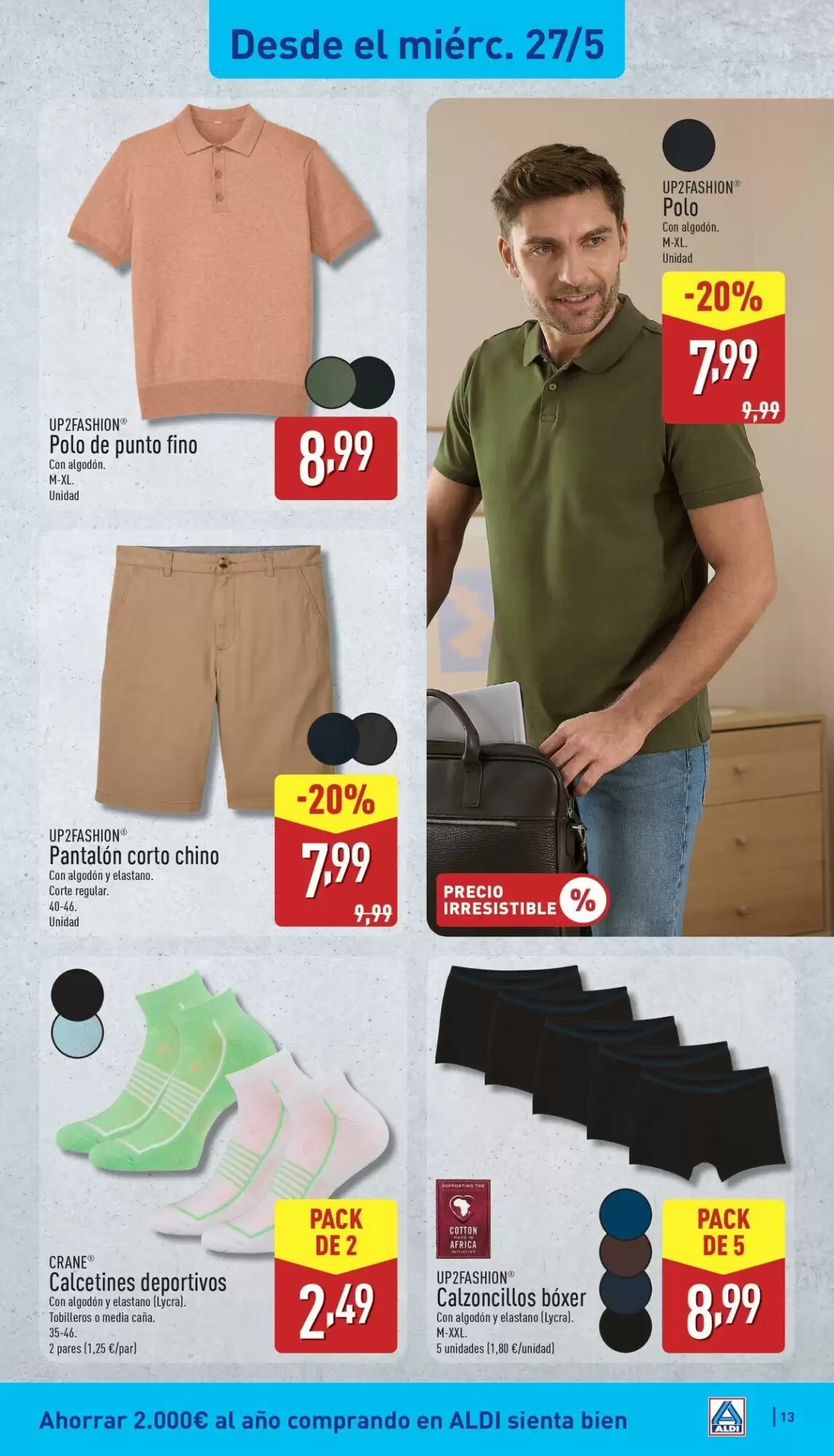 Folleto promocional de ALDI válido desde el 25/05/2026 - Página 13.