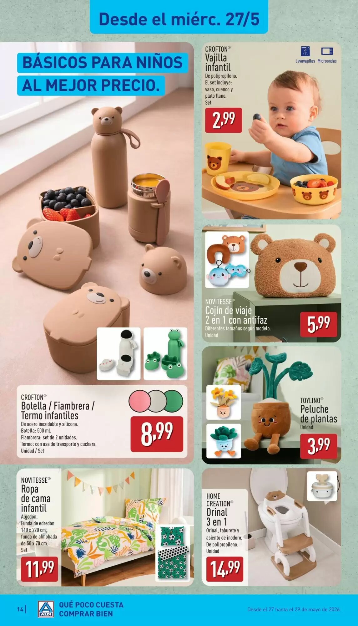 Folleto promocional de ALDI válido desde el 25/05/2026 - Página 14.