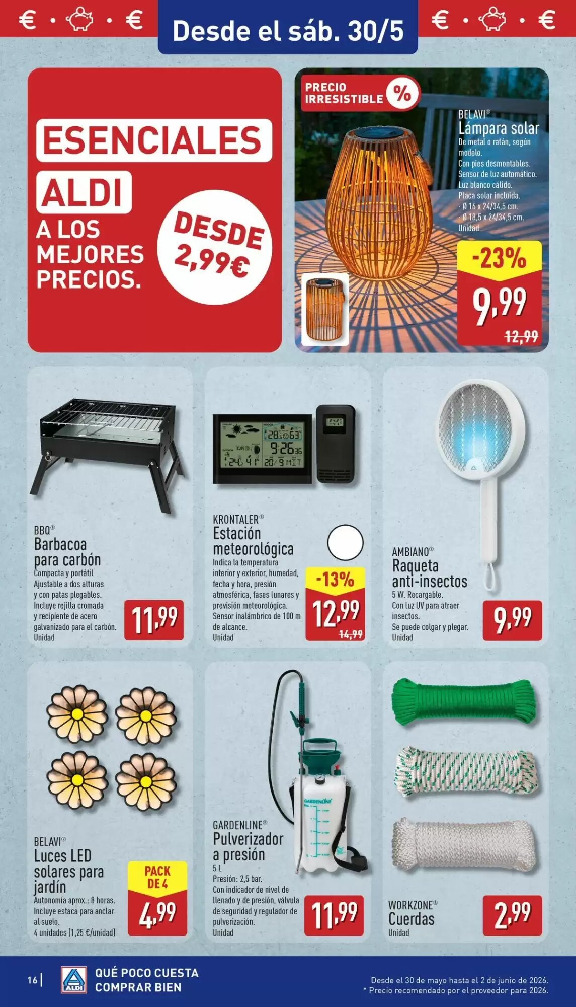 Folleto promocional de ALDI válido desde el 25/05/2026 - Página 16.
