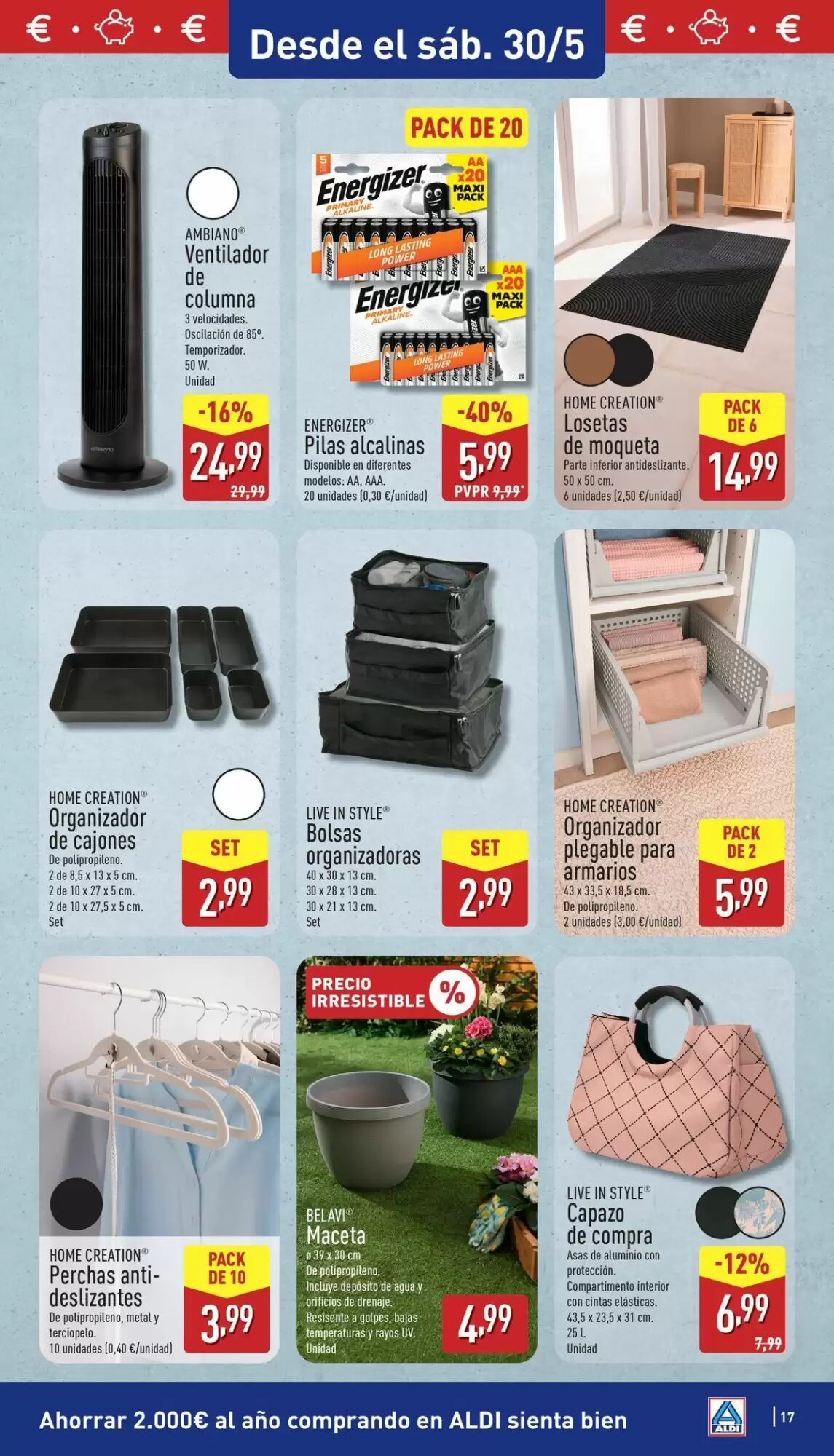 Folleto promocional de ALDI válido desde el 25/05/2026 - Página 17.