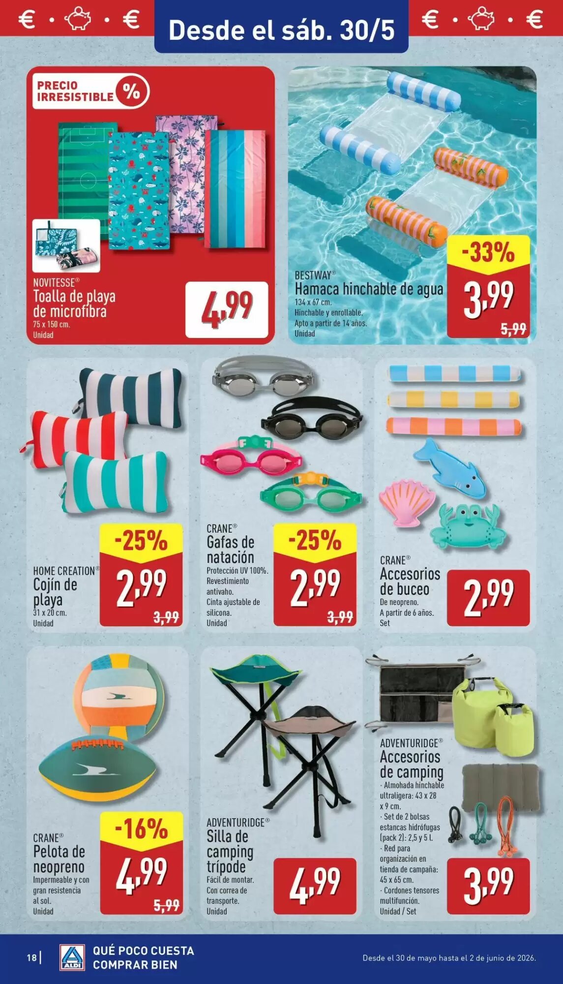 Folleto promocional de ALDI válido desde el 25/05/2026 - Página 18.