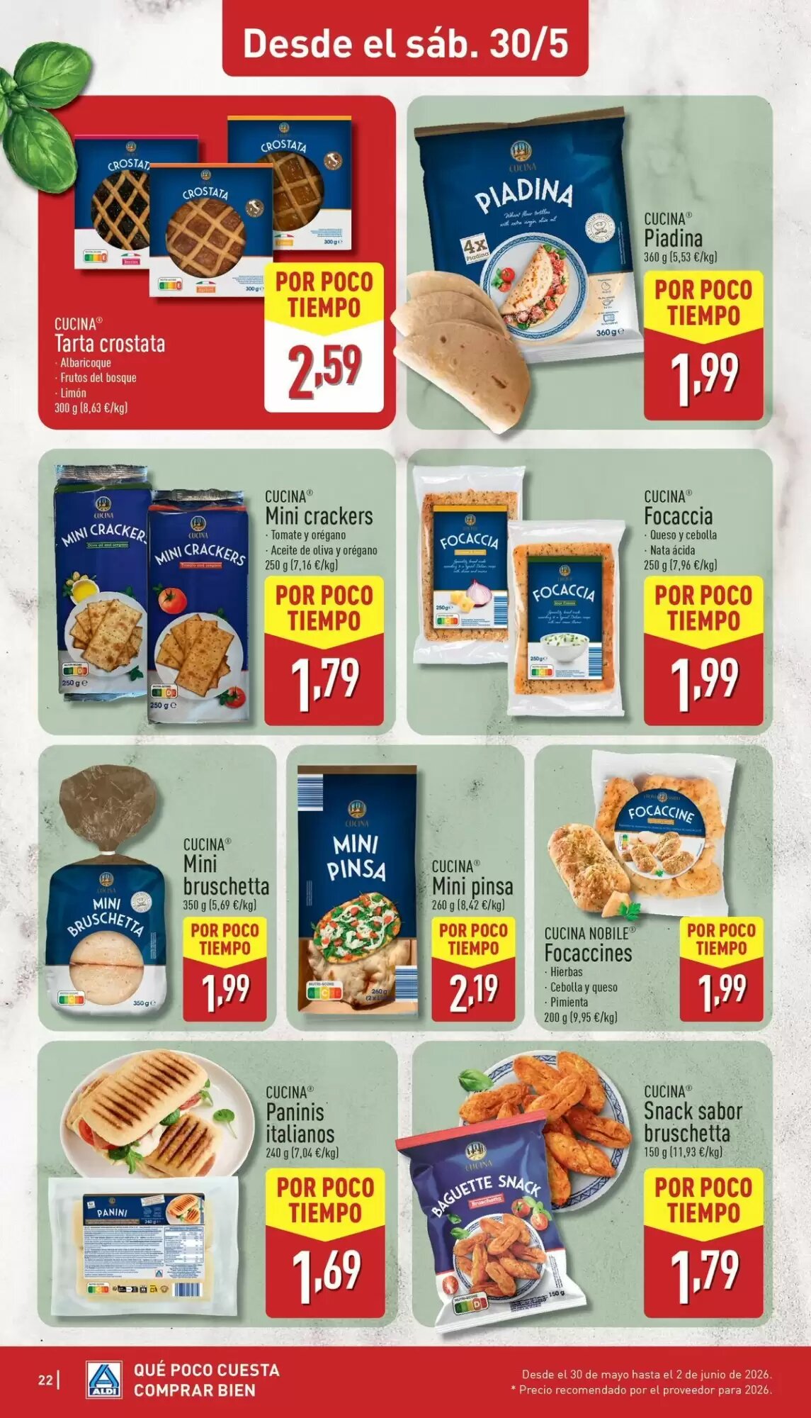 Folleto promocional de ALDI válido desde el 25/05/2026 - Página 22.