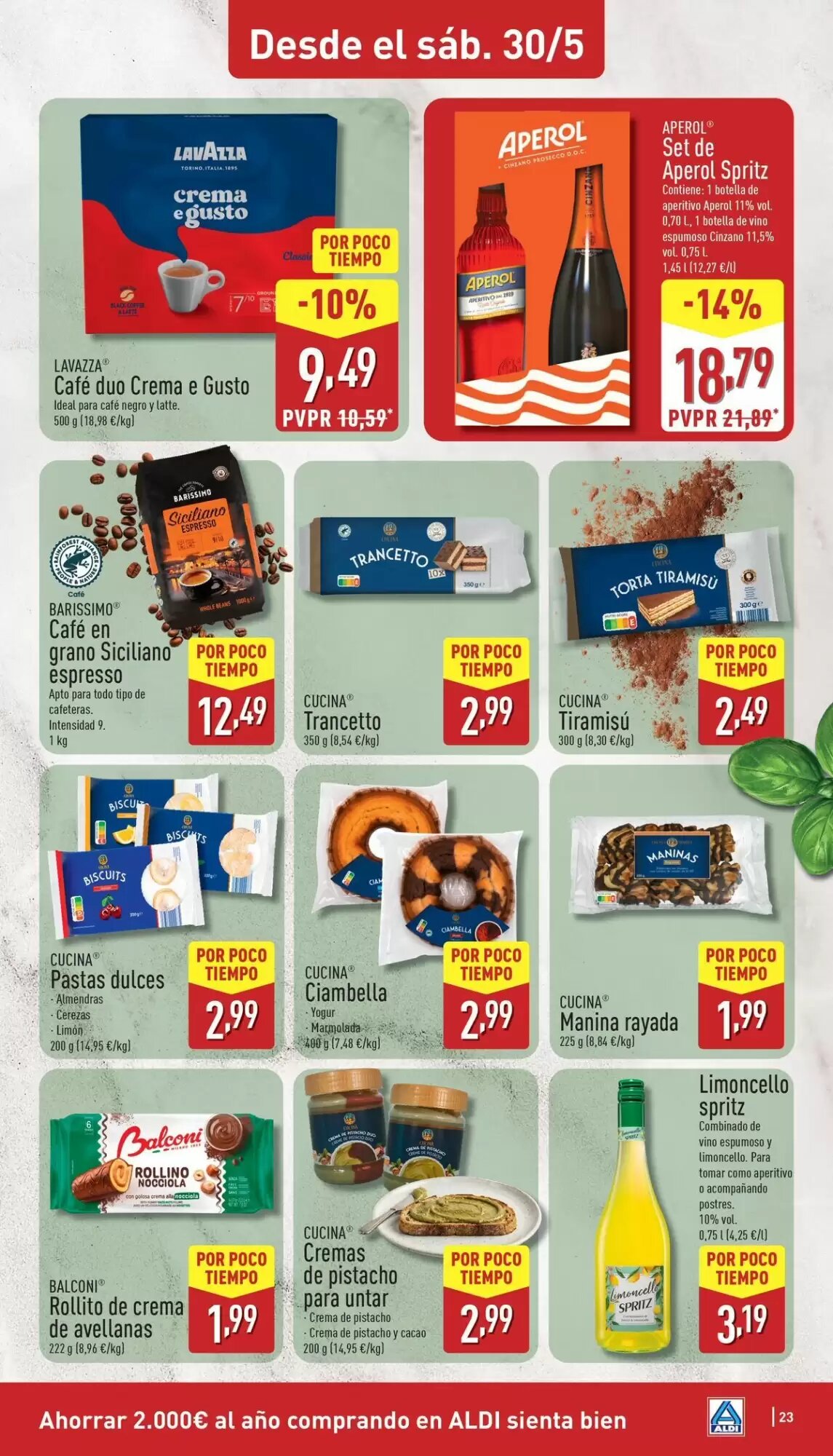 Folleto promocional de ALDI válido desde el 25/05/2026 - Página 23.