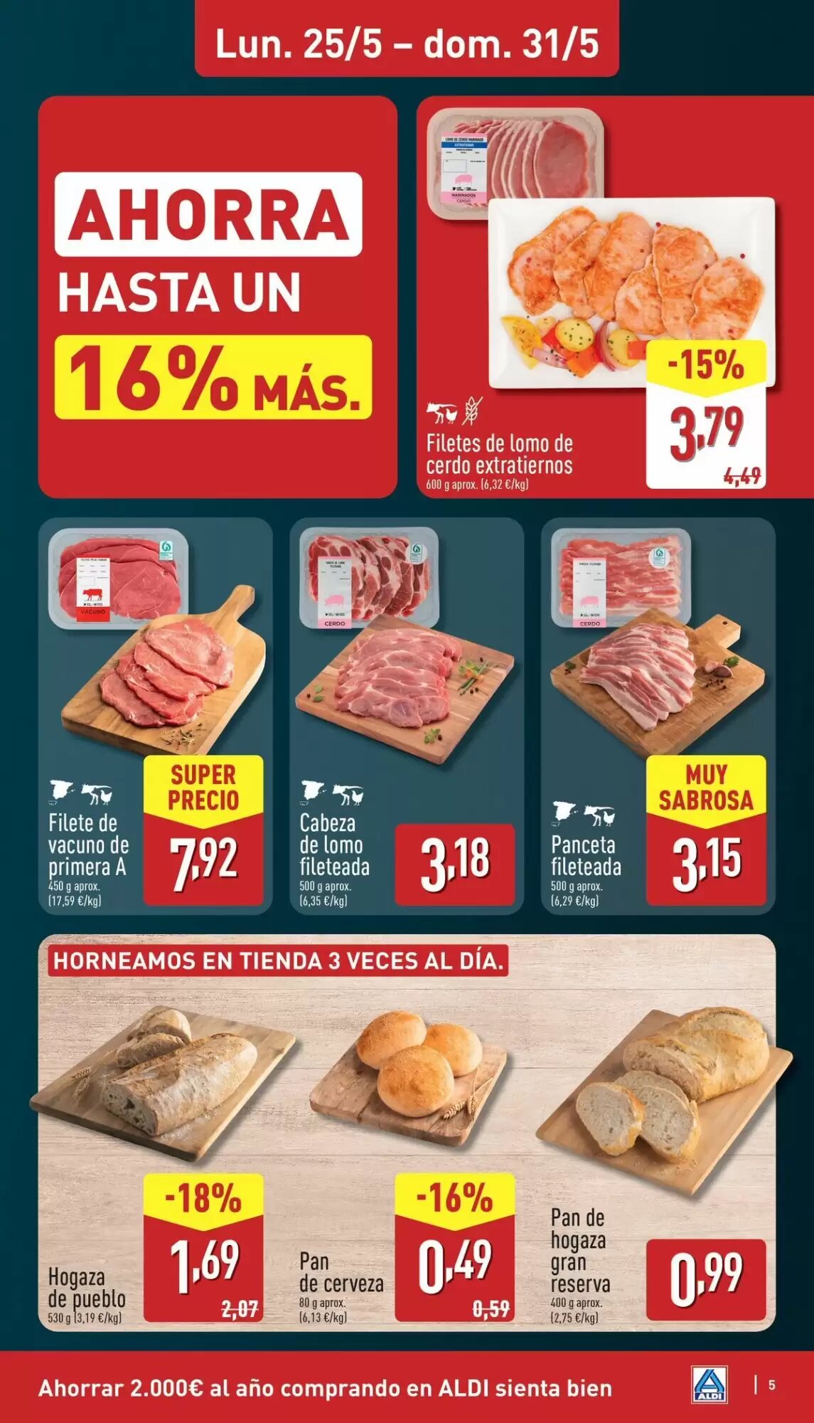 Folleto promocional de ALDI válido desde el 25/05/2026 - Página 5.