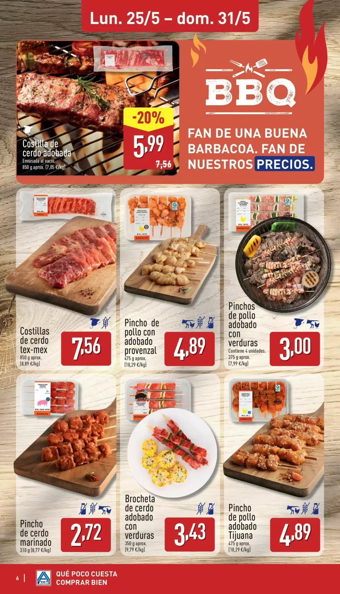 Folleto promocional de ALDI válido desde el 25/05/2026 - Página 6.