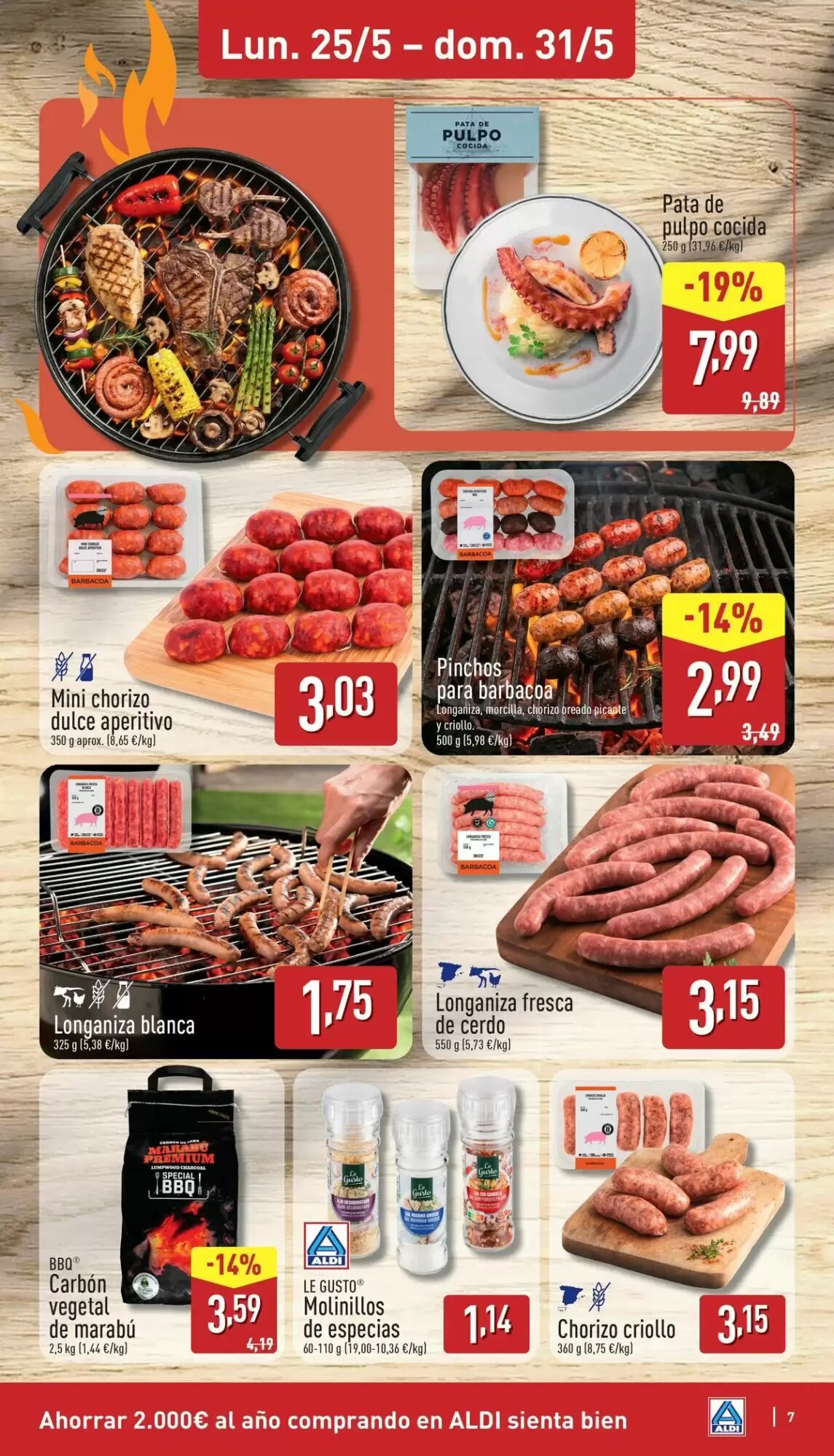 Folleto promocional de ALDI válido desde el 25/05/2026 - Página 7.