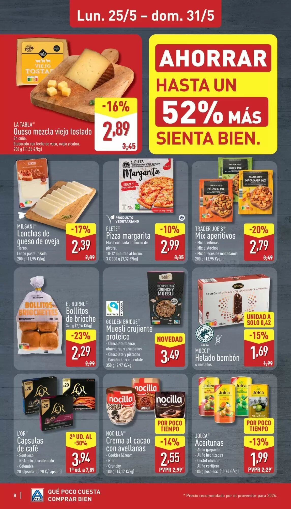 Folleto promocional de ALDI válido desde el 25/05/2026 - Página 8.