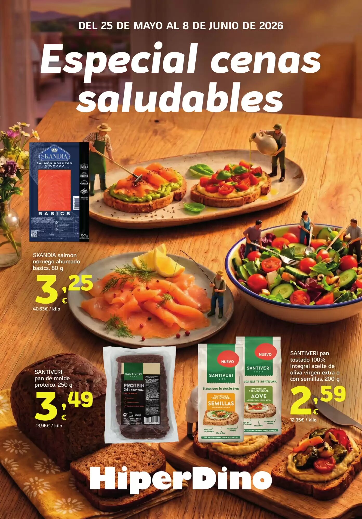Folleto promocional de HiperDino válido desde el 25/05/2026 - Página 1.