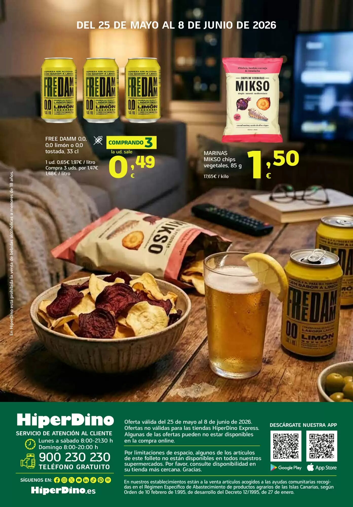 Folleto promocional de HiperDino válido desde el 25/05/2026 - Página 10.