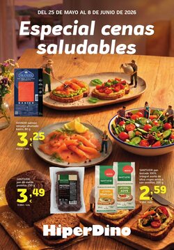 Folleto promocional de HiperDino válido desde el 25/05/2026