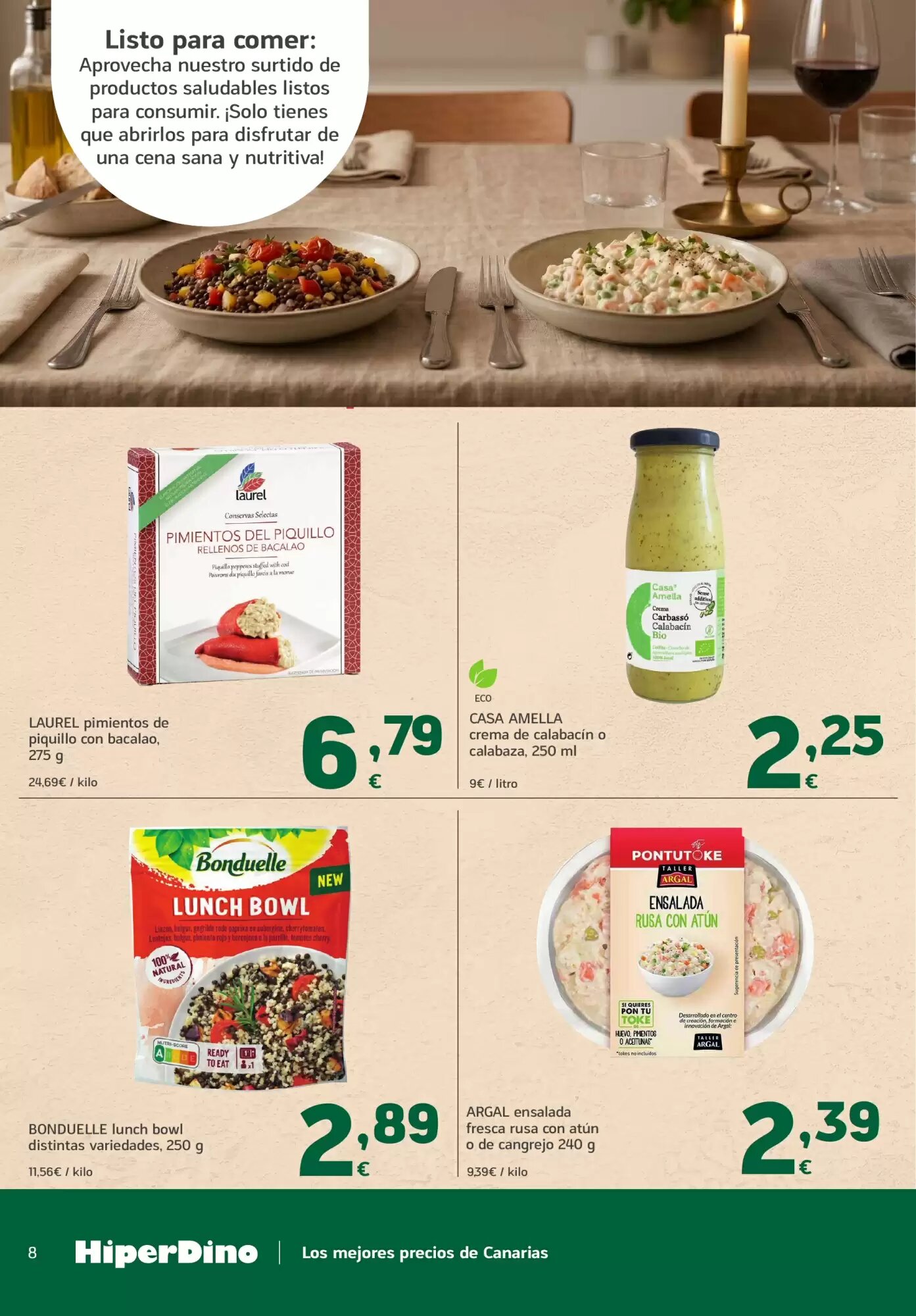 Folleto promocional de HiperDino válido desde el 25/05/2026 - Página 8.