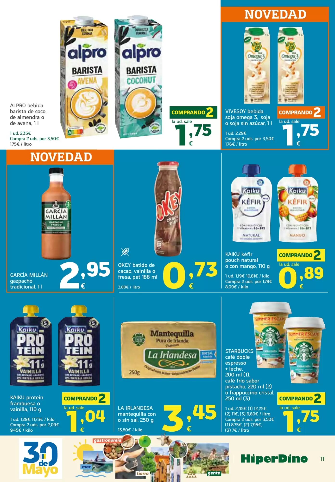 Folleto promocional de HiperDino válido desde el 25/05/2026 - Página 11.
