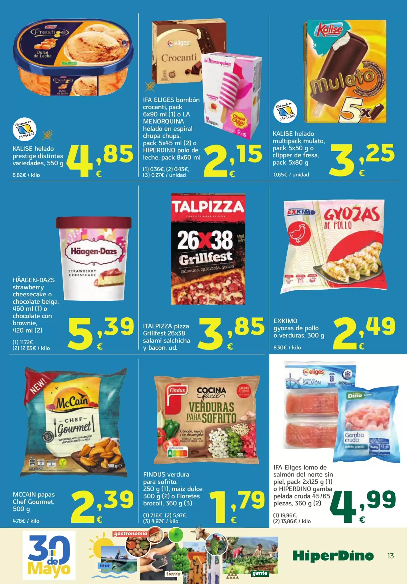 Folleto promocional de HiperDino válido desde el 25/05/2026 - Página 13.