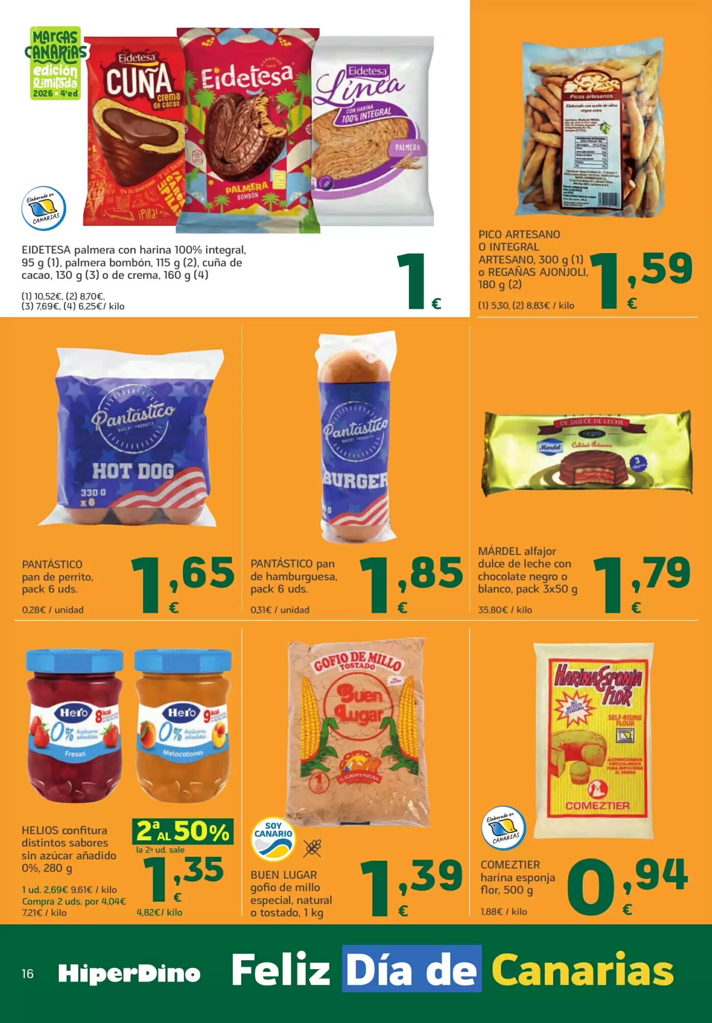 Folleto promocional de HiperDino válido desde el 25/05/2026 - Página 16.