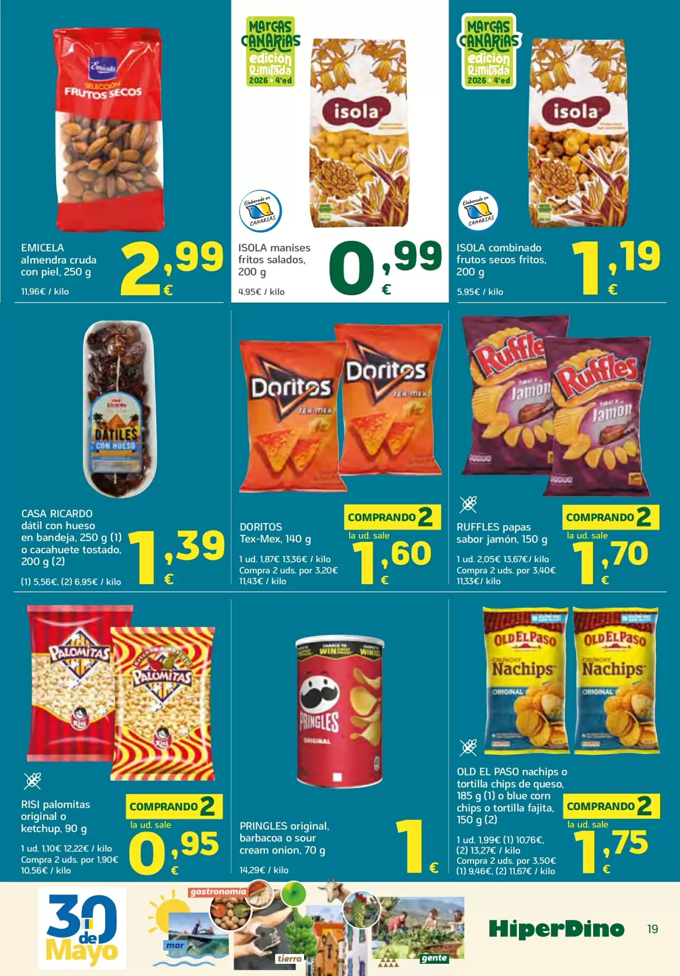 Folleto promocional de HiperDino válido desde el 25/05/2026 - Página 19.