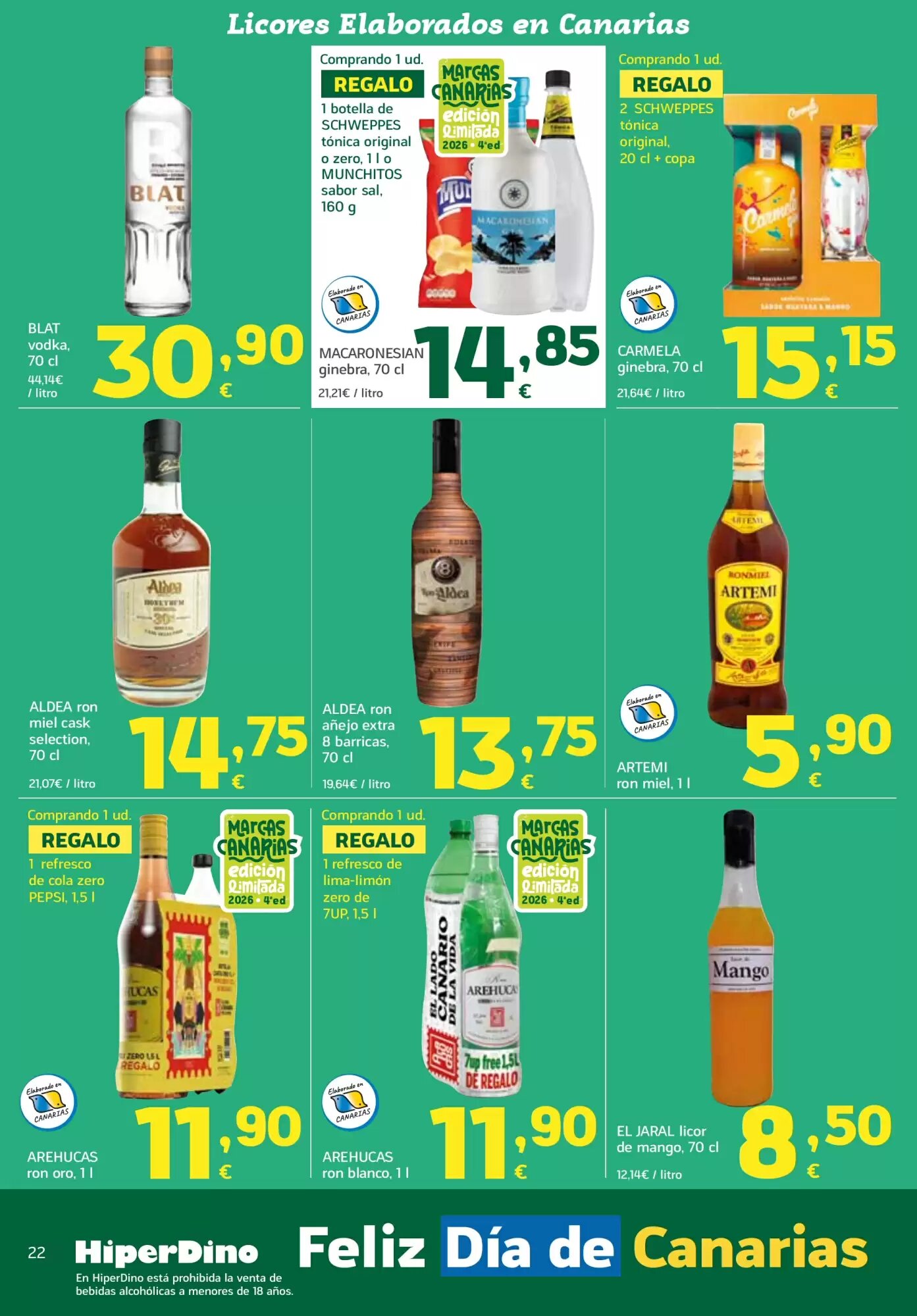 Folleto promocional de HiperDino válido desde el 25/05/2026 - Página 22.