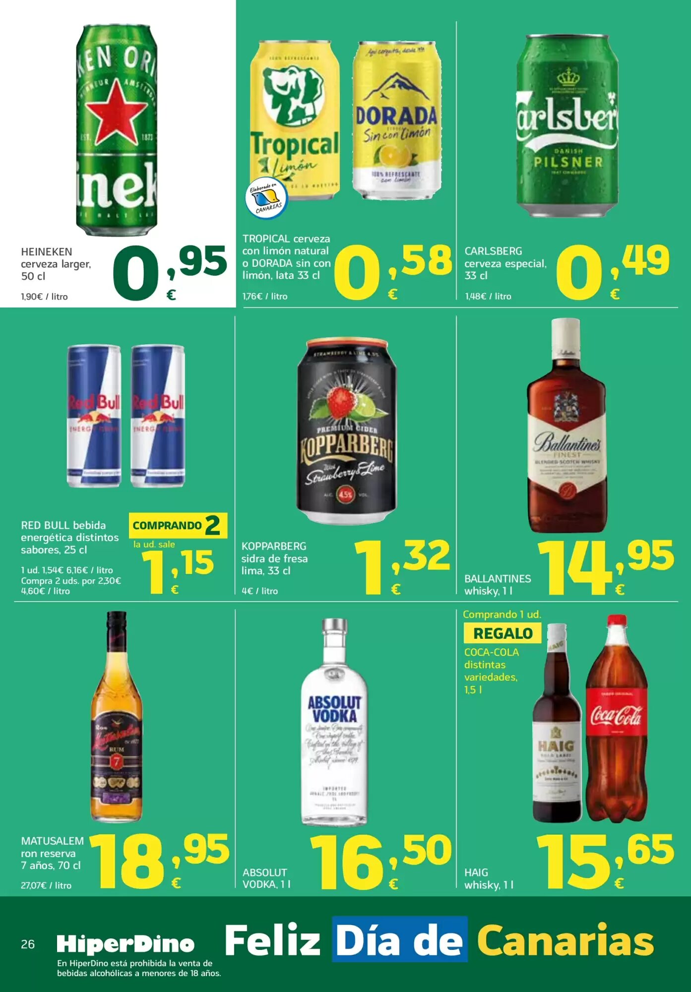 Folleto promocional de HiperDino válido desde el 25/05/2026 - Página 26.