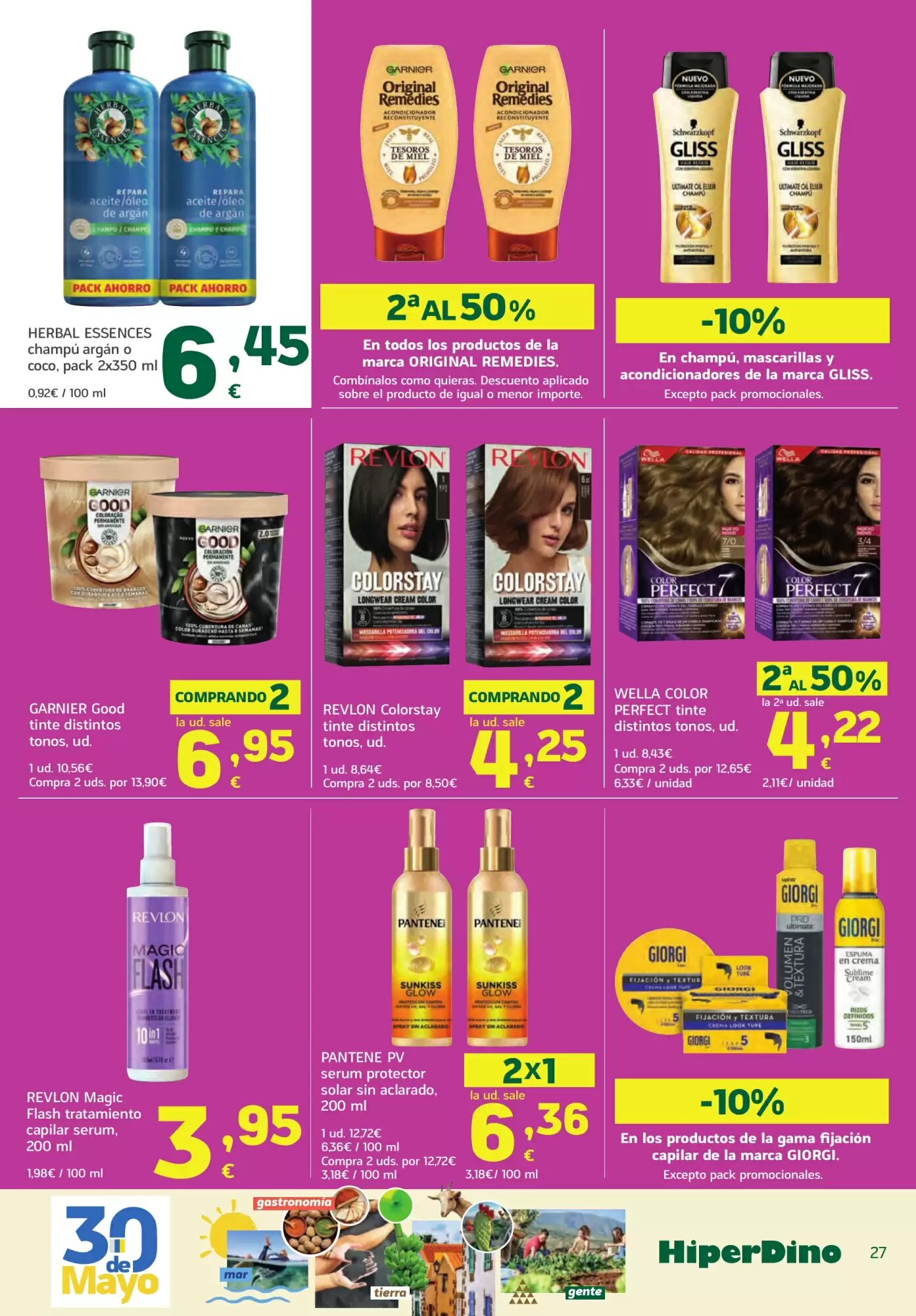 Folleto promocional de HiperDino válido desde el 25/05/2026 - Página 27.