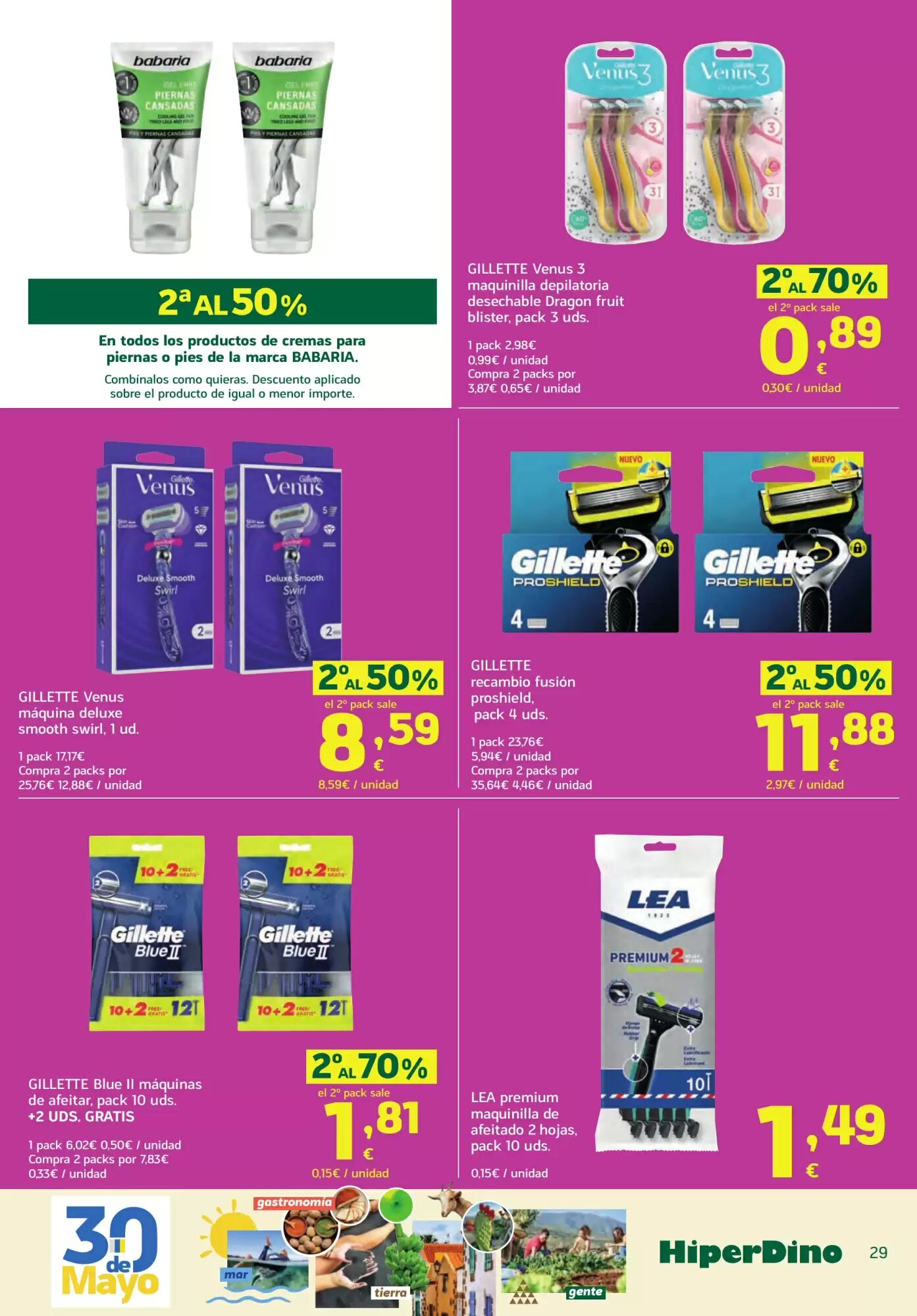 Folleto promocional de HiperDino válido desde el 25/05/2026 - Página 29.