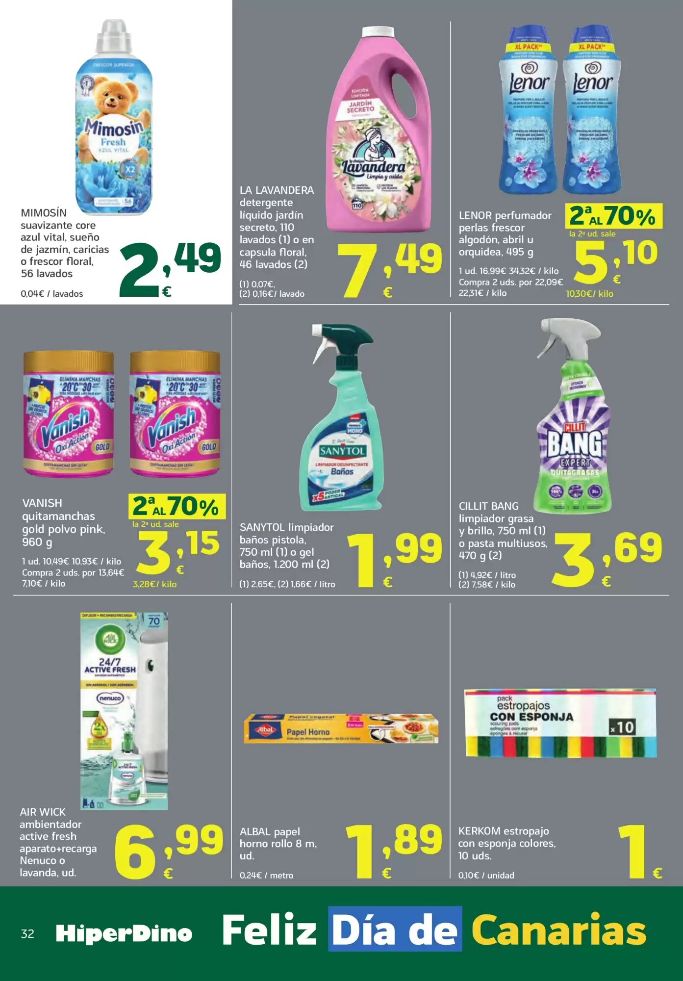 Folleto promocional de HiperDino válido desde el 25/05/2026 - Página 32.