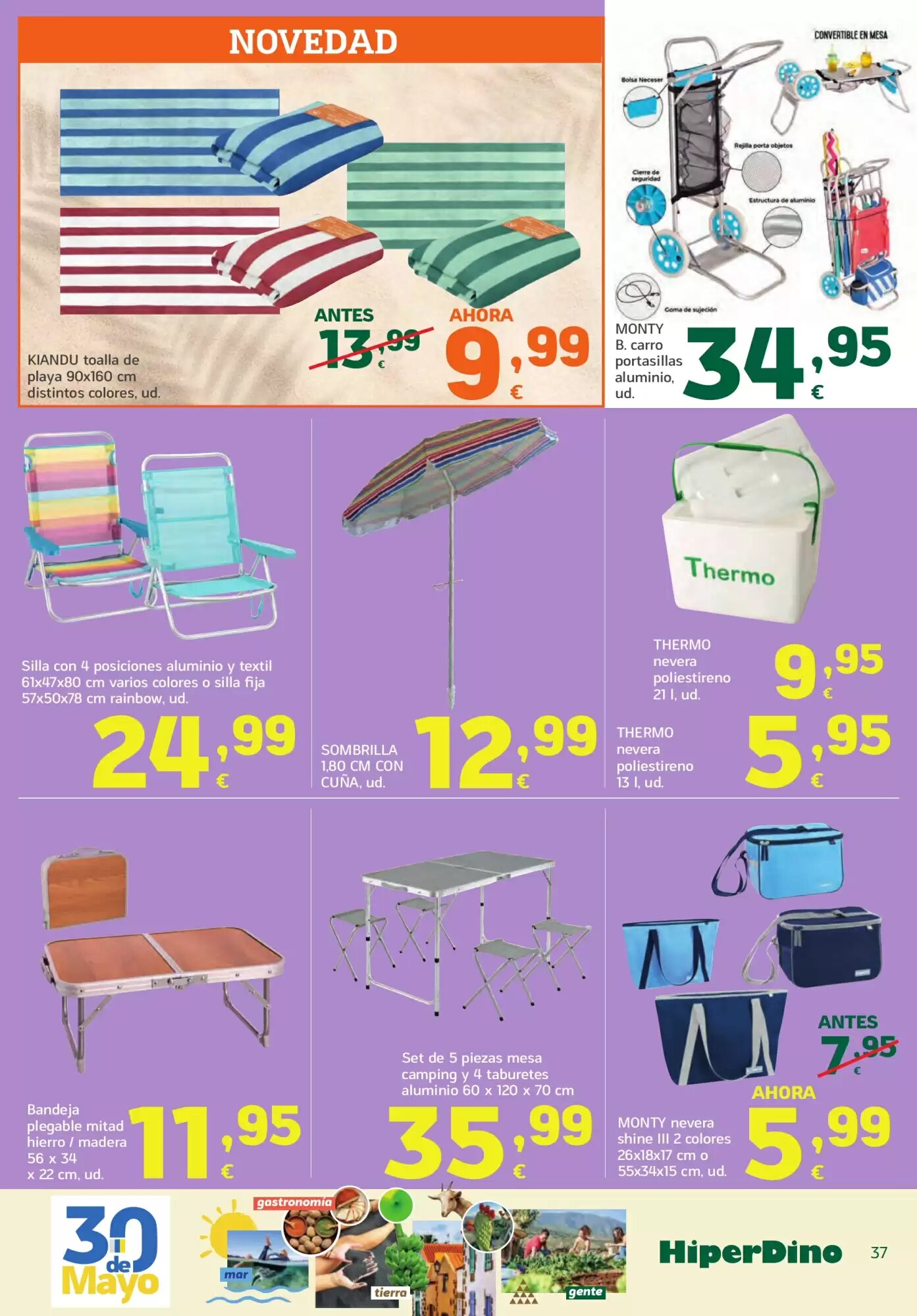Folleto promocional de HiperDino válido desde el 25/05/2026 - Página 37.