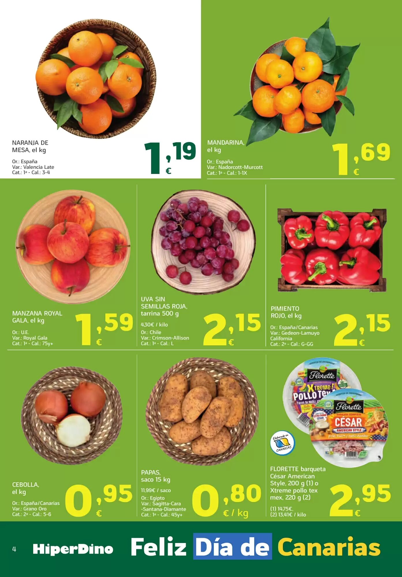 Folleto promocional de HiperDino válido desde el 25/05/2026 - Página 4.