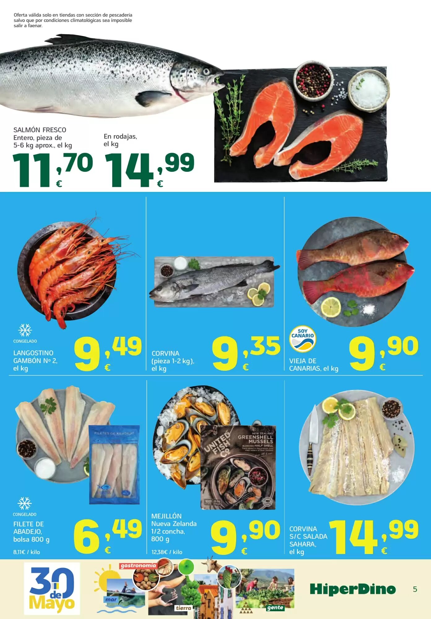 Folleto promocional de HiperDino válido desde el 25/05/2026 - Página 5.