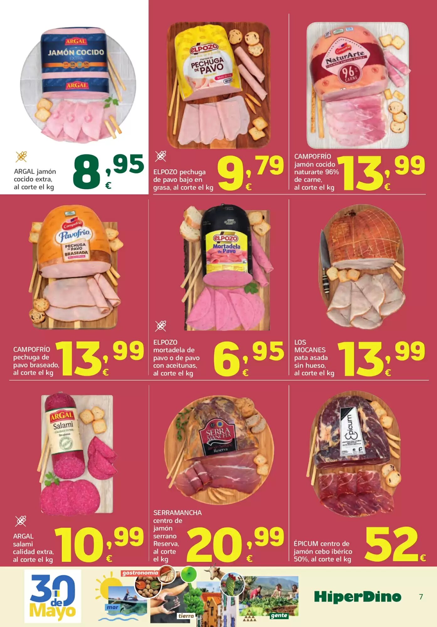 Folleto promocional de HiperDino válido desde el 25/05/2026 - Página 7.