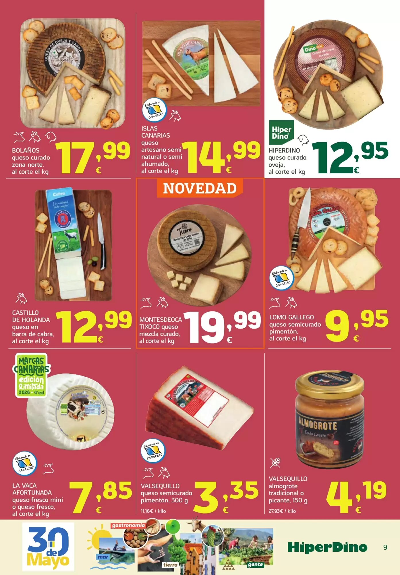 Folleto promocional de HiperDino válido desde el 25/05/2026 - Página 9.