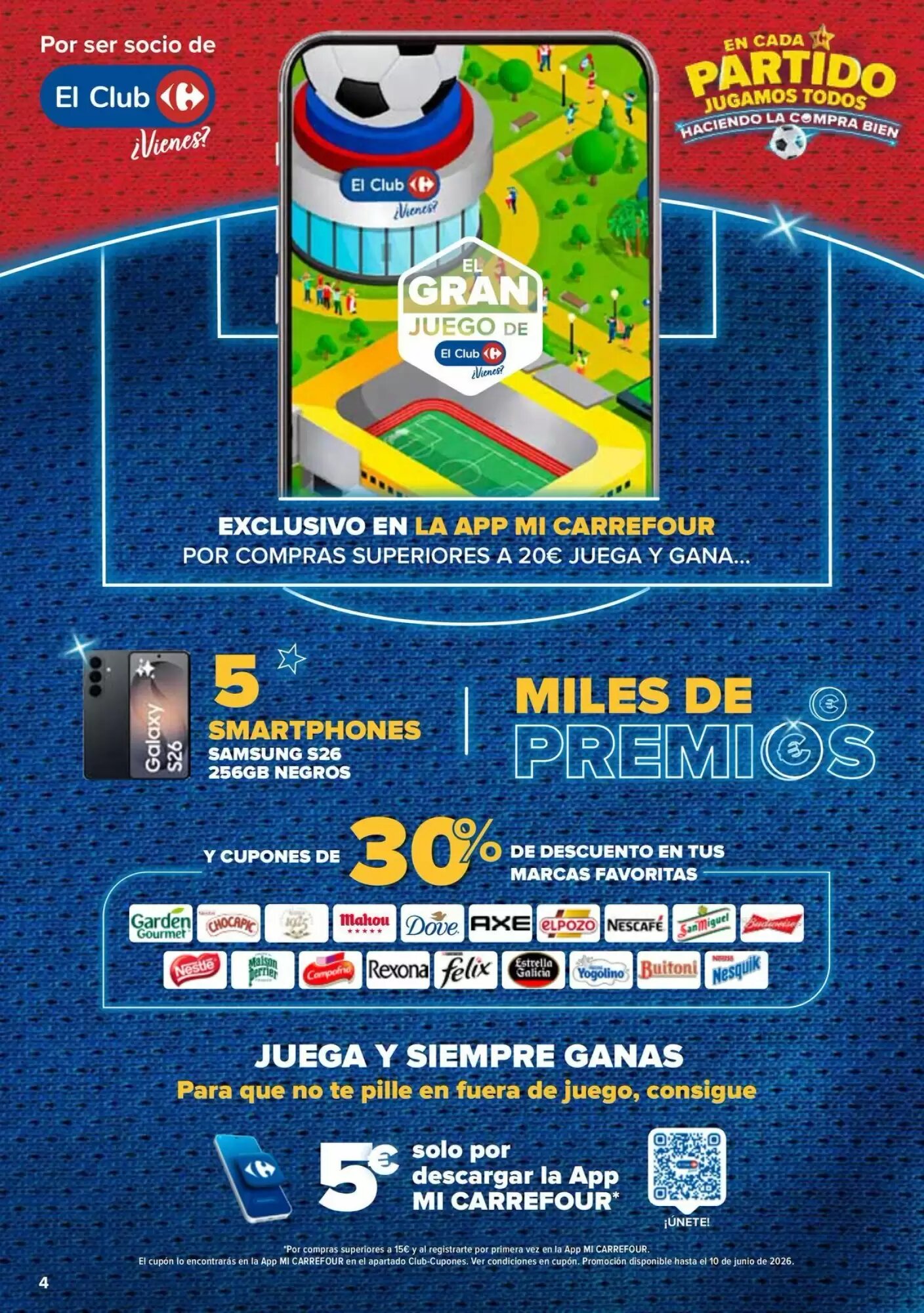 Folleto promocional de Carrefour válido desde el 26/05/2026 - Página 4.