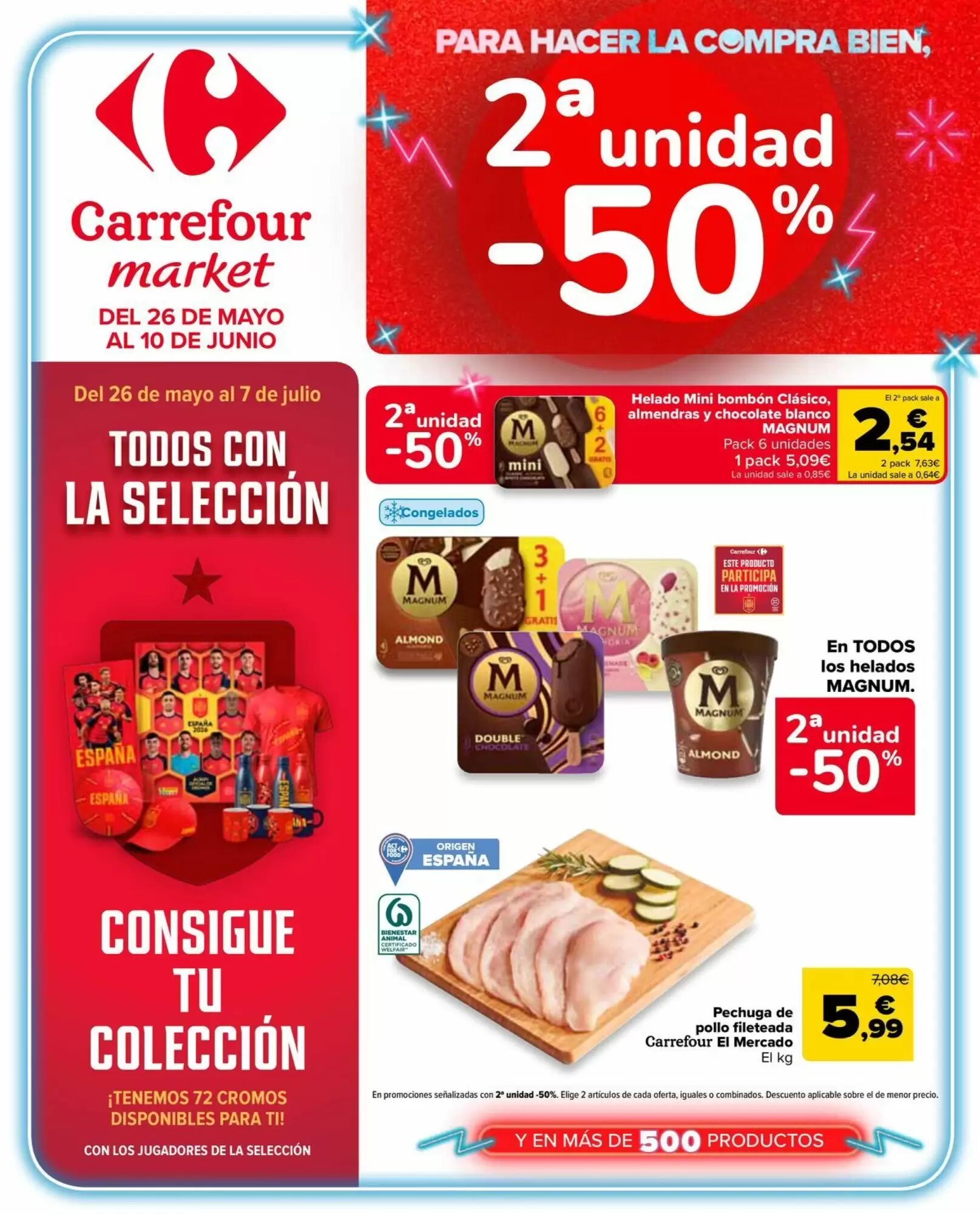 Folleto promocional de Carrefour Market válido desde el 26/05/2026 - Página 1.