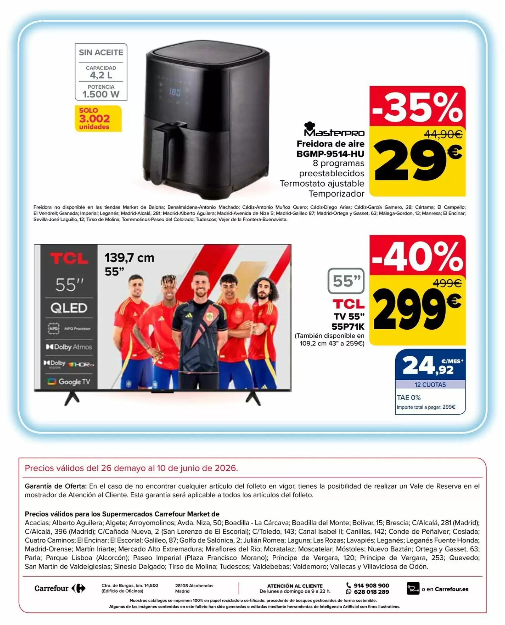 Folleto promocional de Carrefour Market válido desde el 26/05/2026 - Página 32.