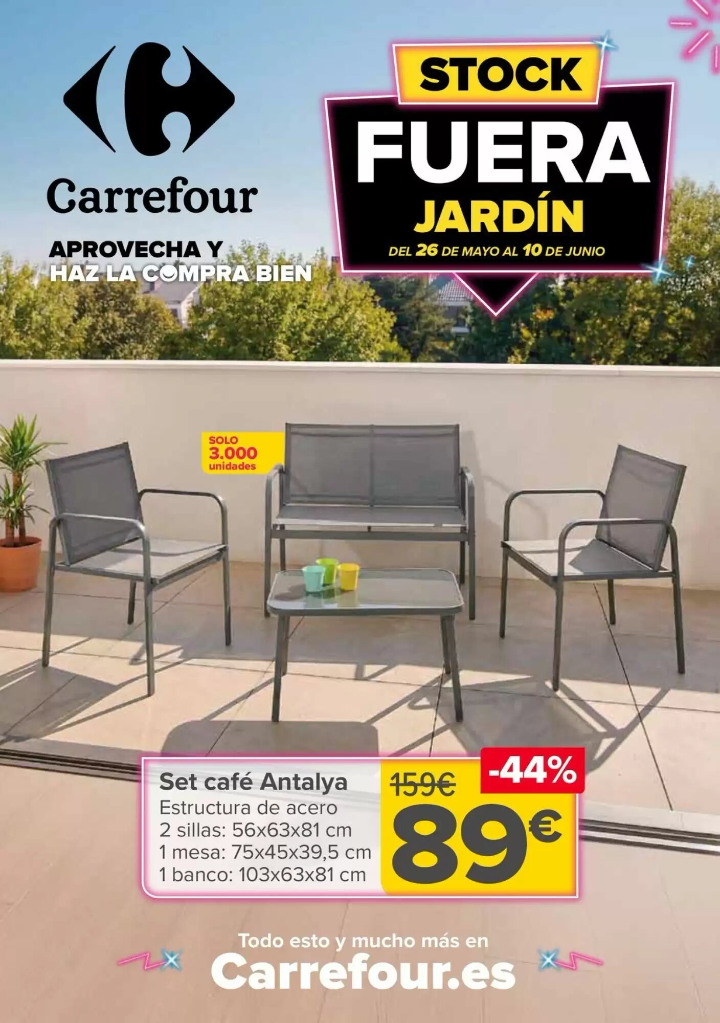 Folleto promocional de Carrefour válido desde el 26/05/2026 - Página 1.