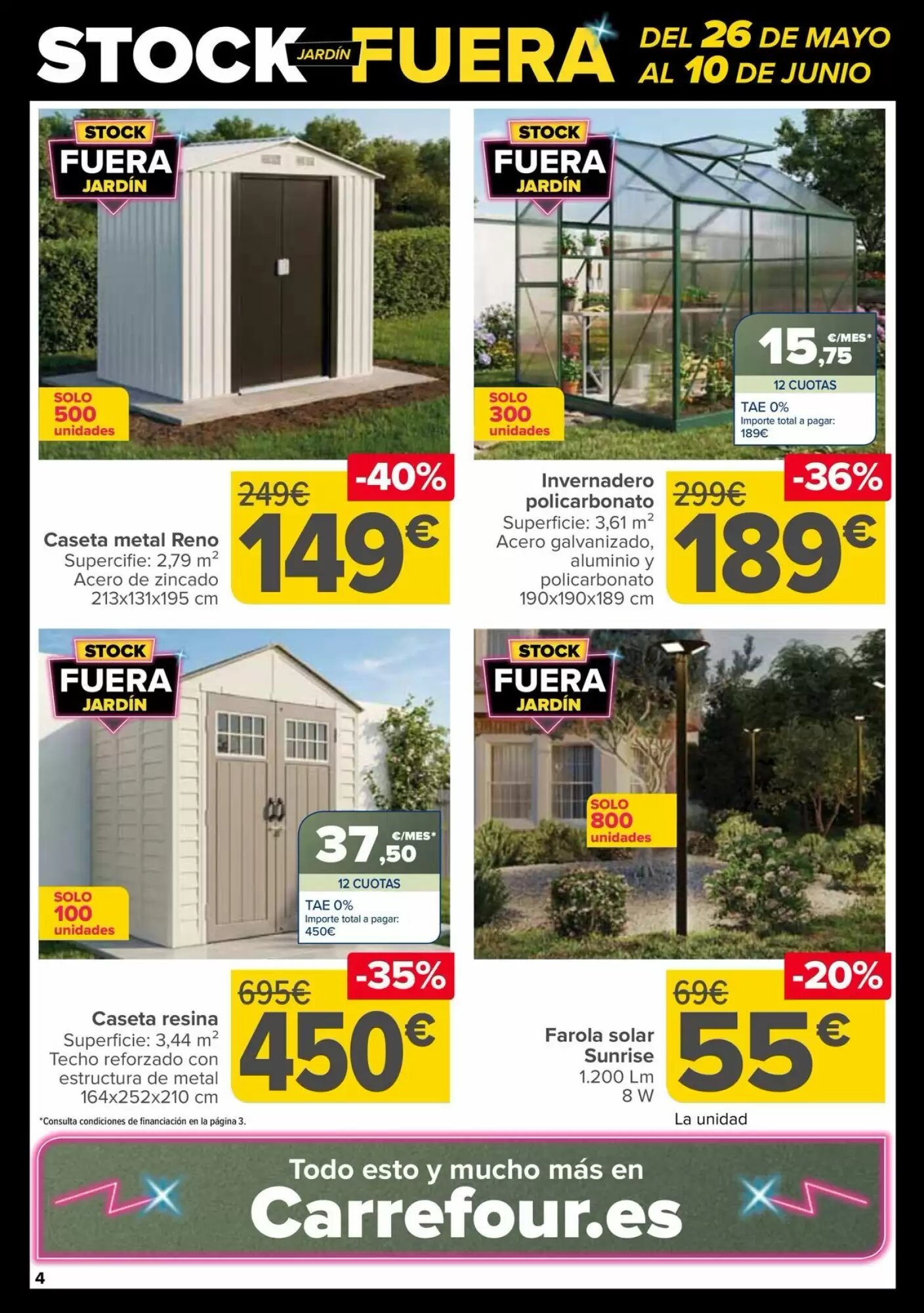 Folleto promocional de Carrefour válido desde el 26/05/2026 - Página 4.