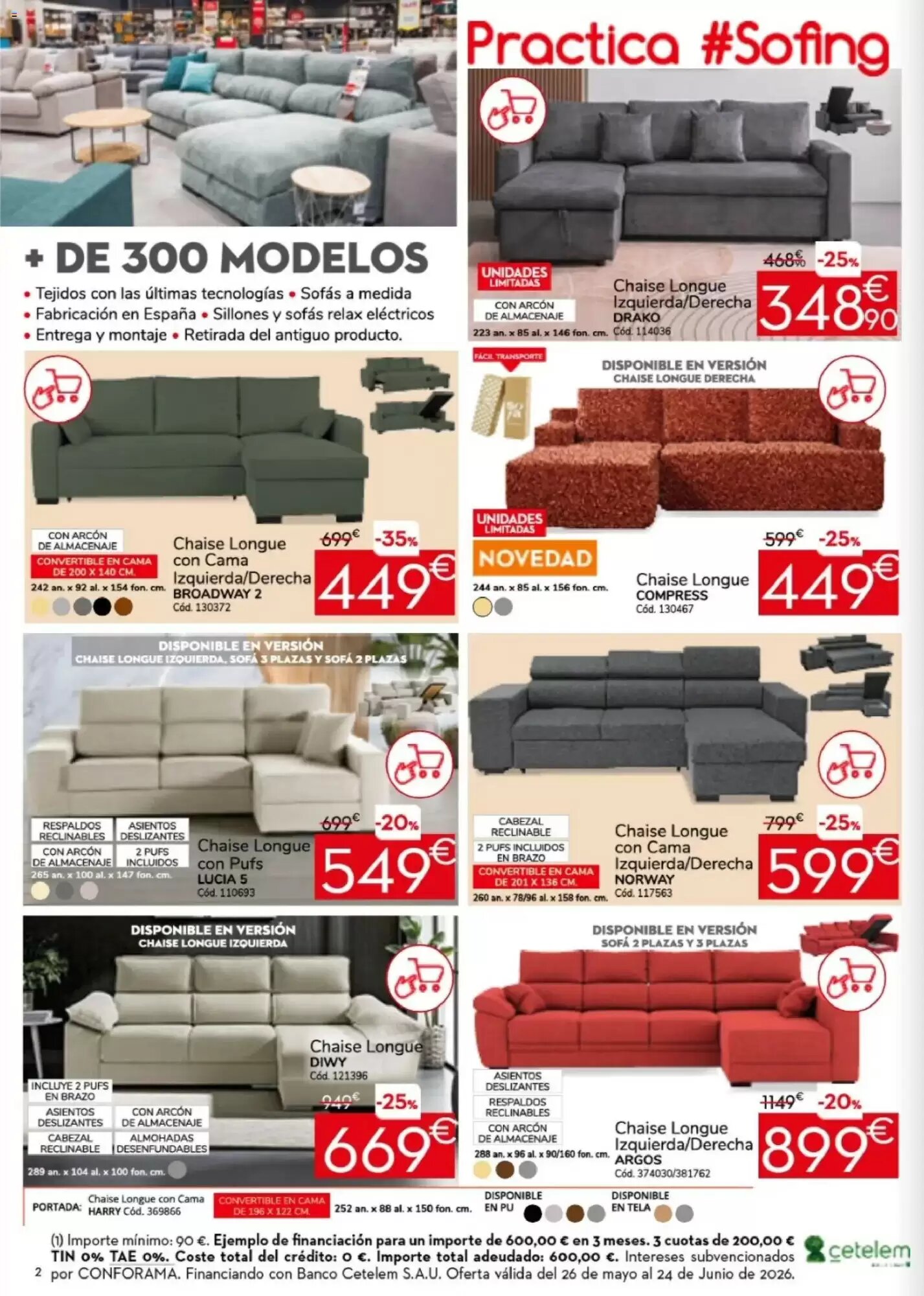 Folleto promocional de Conforama válido desde el 26/05/2026 - Página 2.