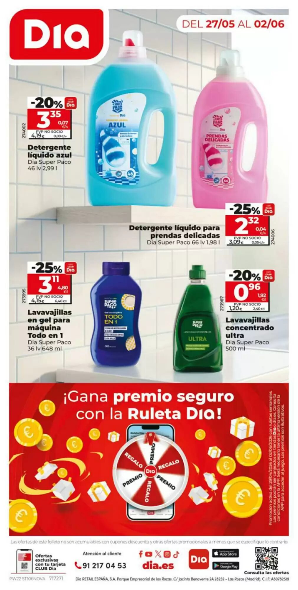 Folleto promocional de Dia válido desde el 27/05/2026 - Página 12.