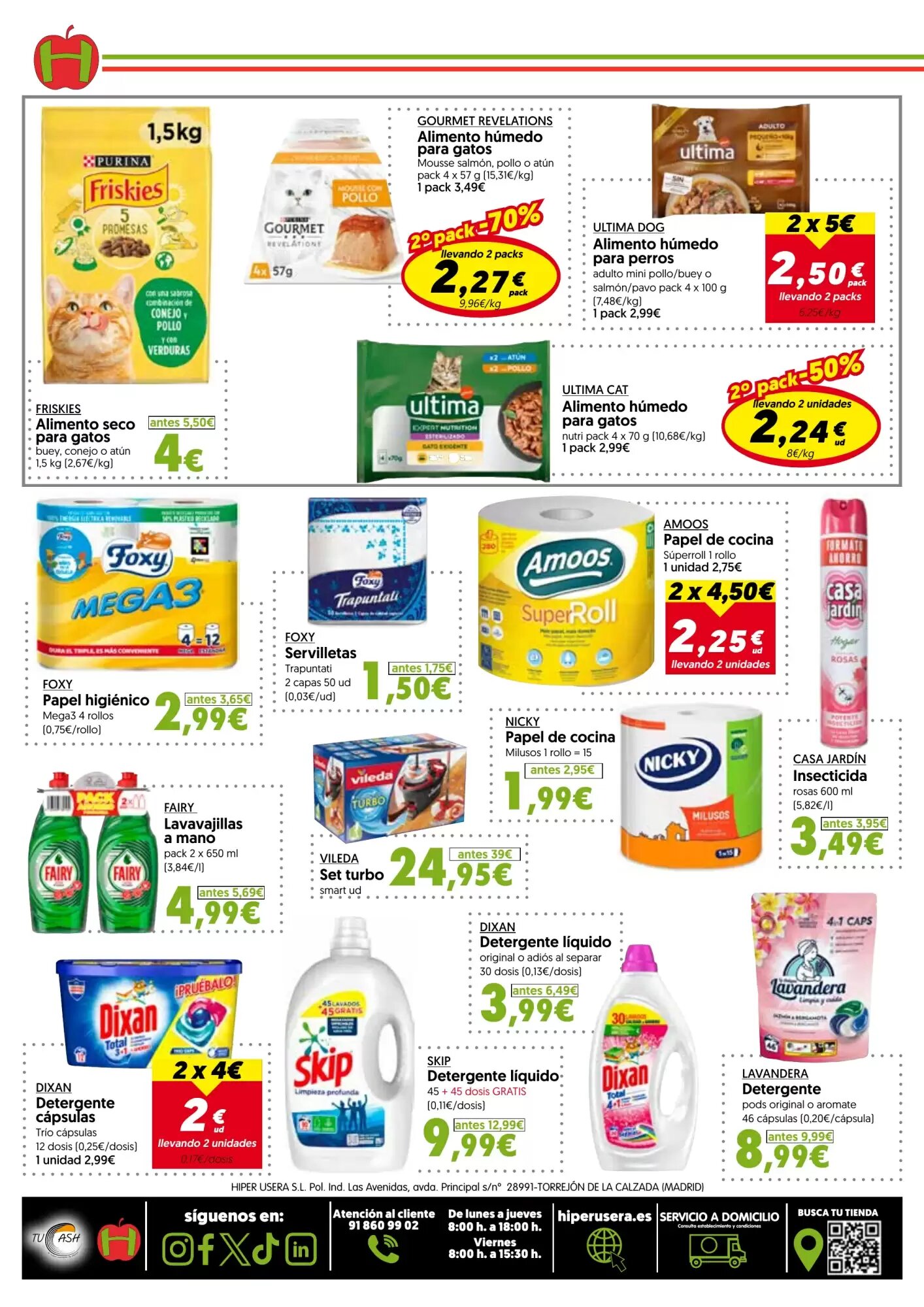 Folleto promocional de Hiper Usera válido desde el 27/05/2026 - Página 16.
