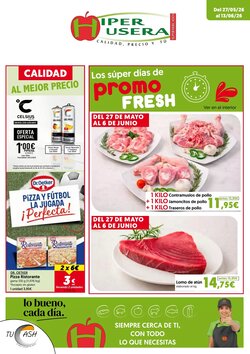 Folleto promocional de Hiper Usera válido desde el 27/05/2026