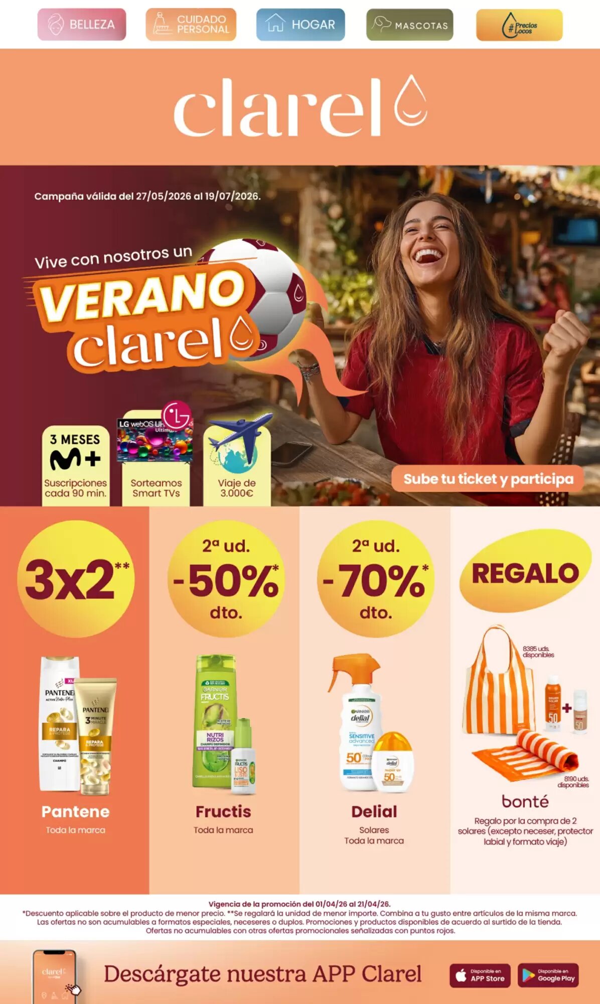 Folleto promocional de Clarel válido desde el 27/05/2026 - Página 1.