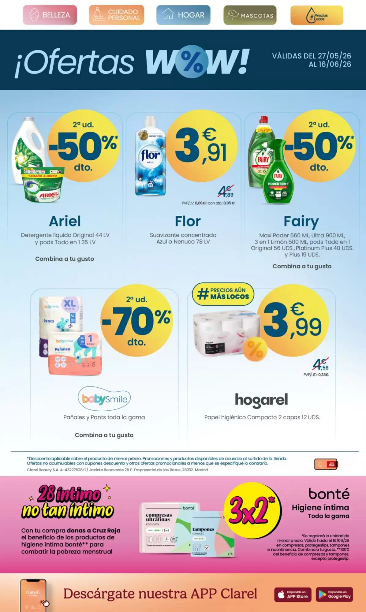 Folleto promocional de Clarel válido desde el 27/05/2026 - Página 19.