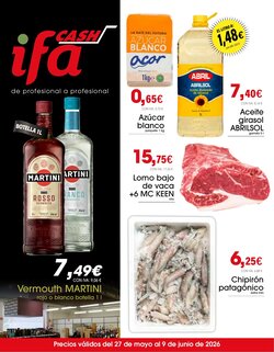 Folleto promocional de Cash Ifa válido desde el 27/05/2026