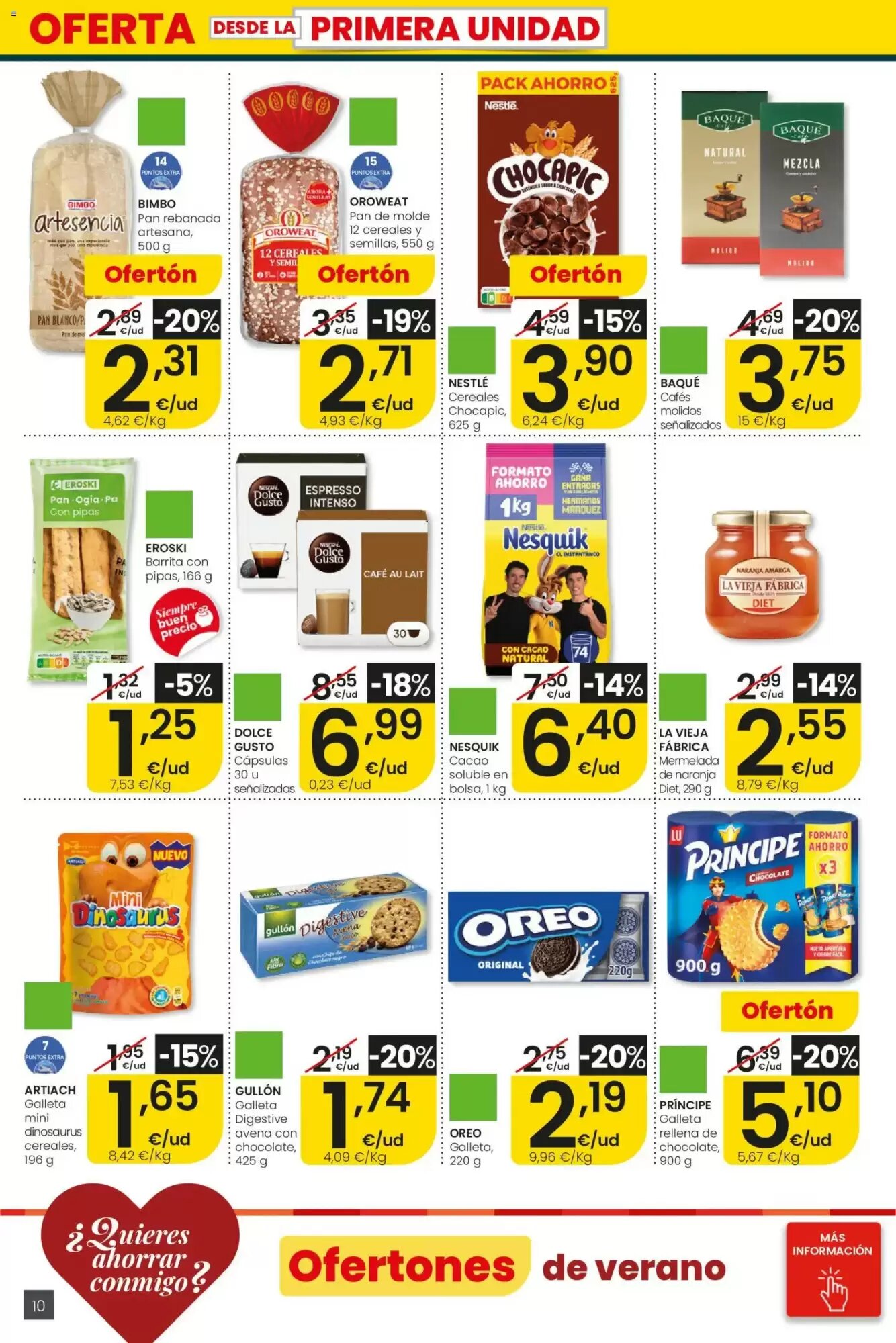 Folleto promocional de Eroski válido desde el 28/05/2026 - Página 10.