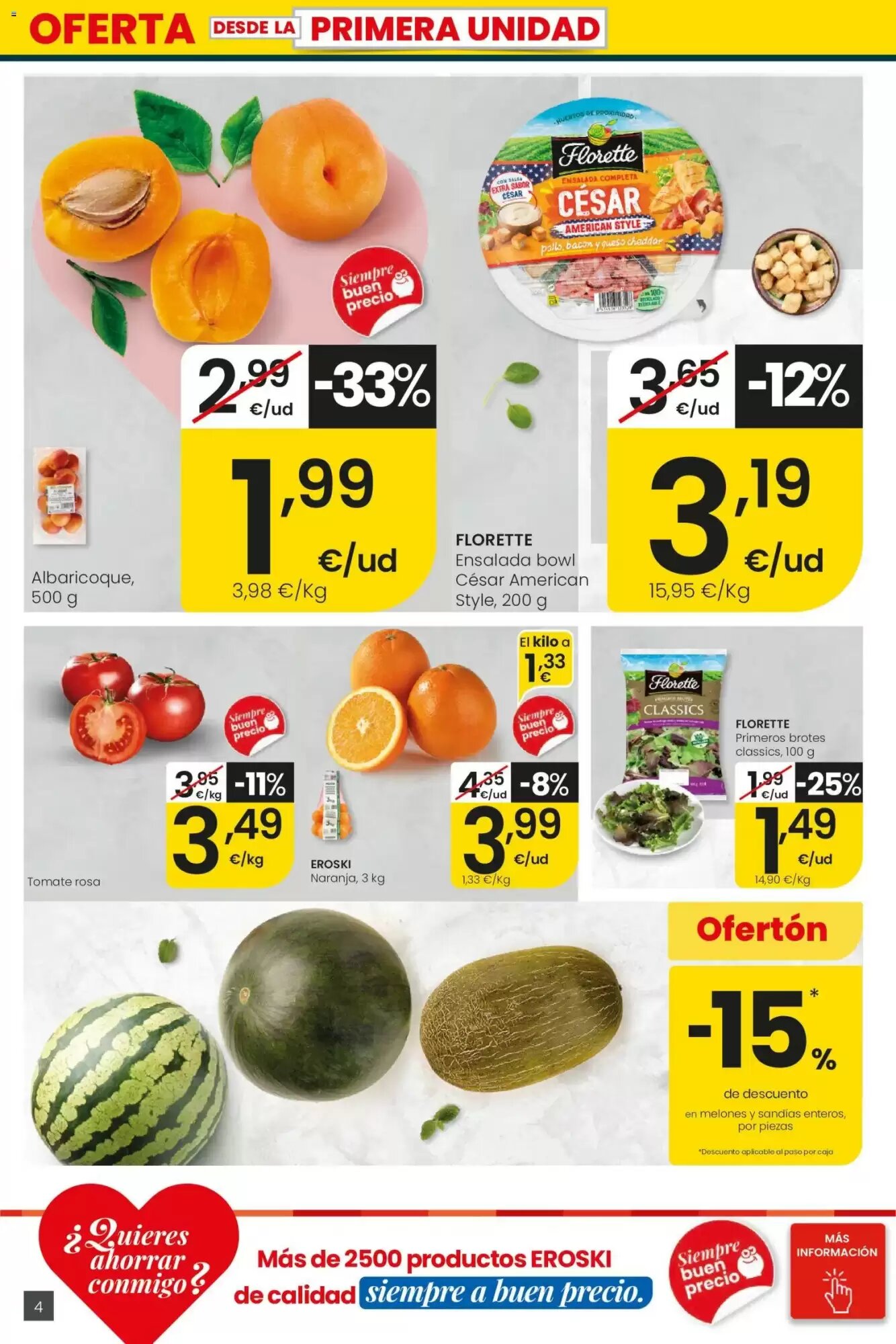 Folleto promocional de Eroski válido desde el 28/05/2026 - Página 4.