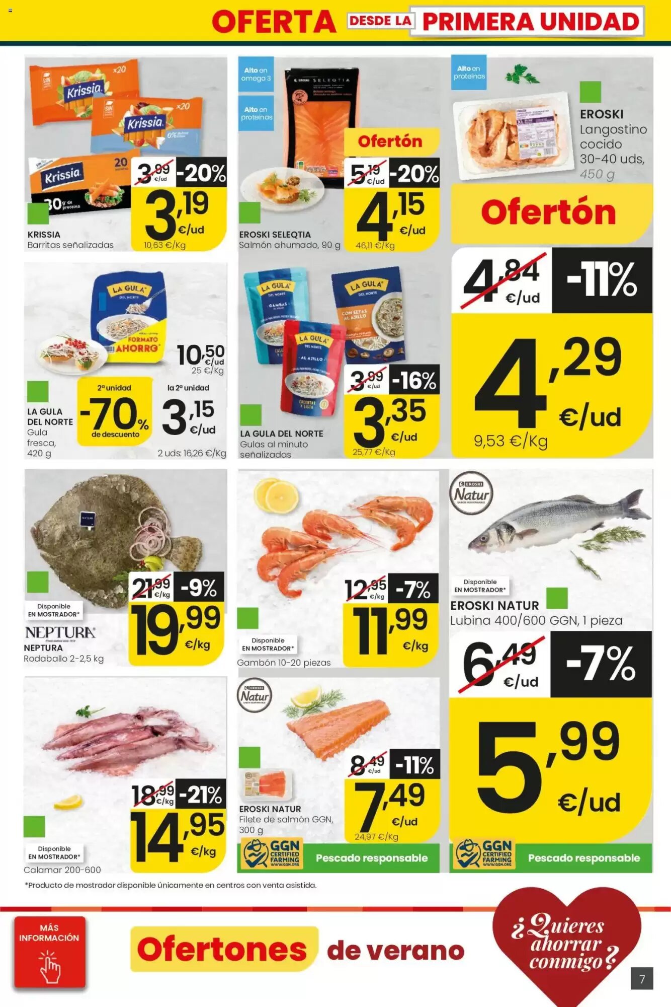 Folleto promocional de Eroski válido desde el 28/05/2026 - Página 7.