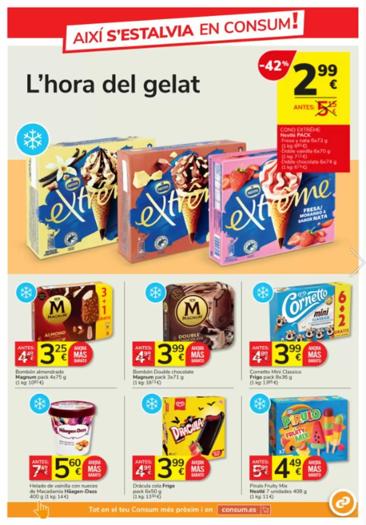 Folleto promocional de Consum válido desde el 28/05/2026 - Página 11.